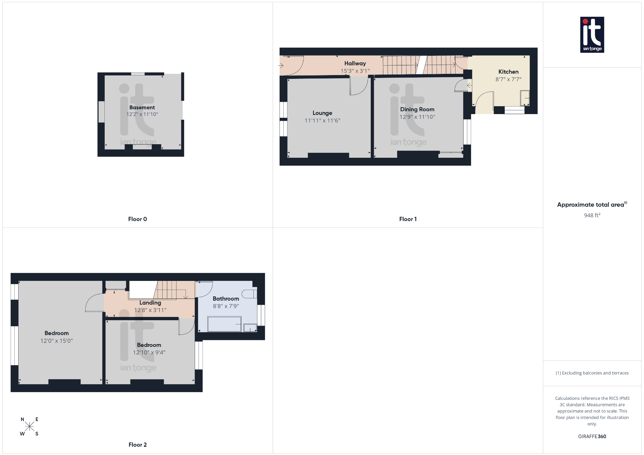 2 bedroom end terraced house SSTC in Stockport - Floorplan 1.