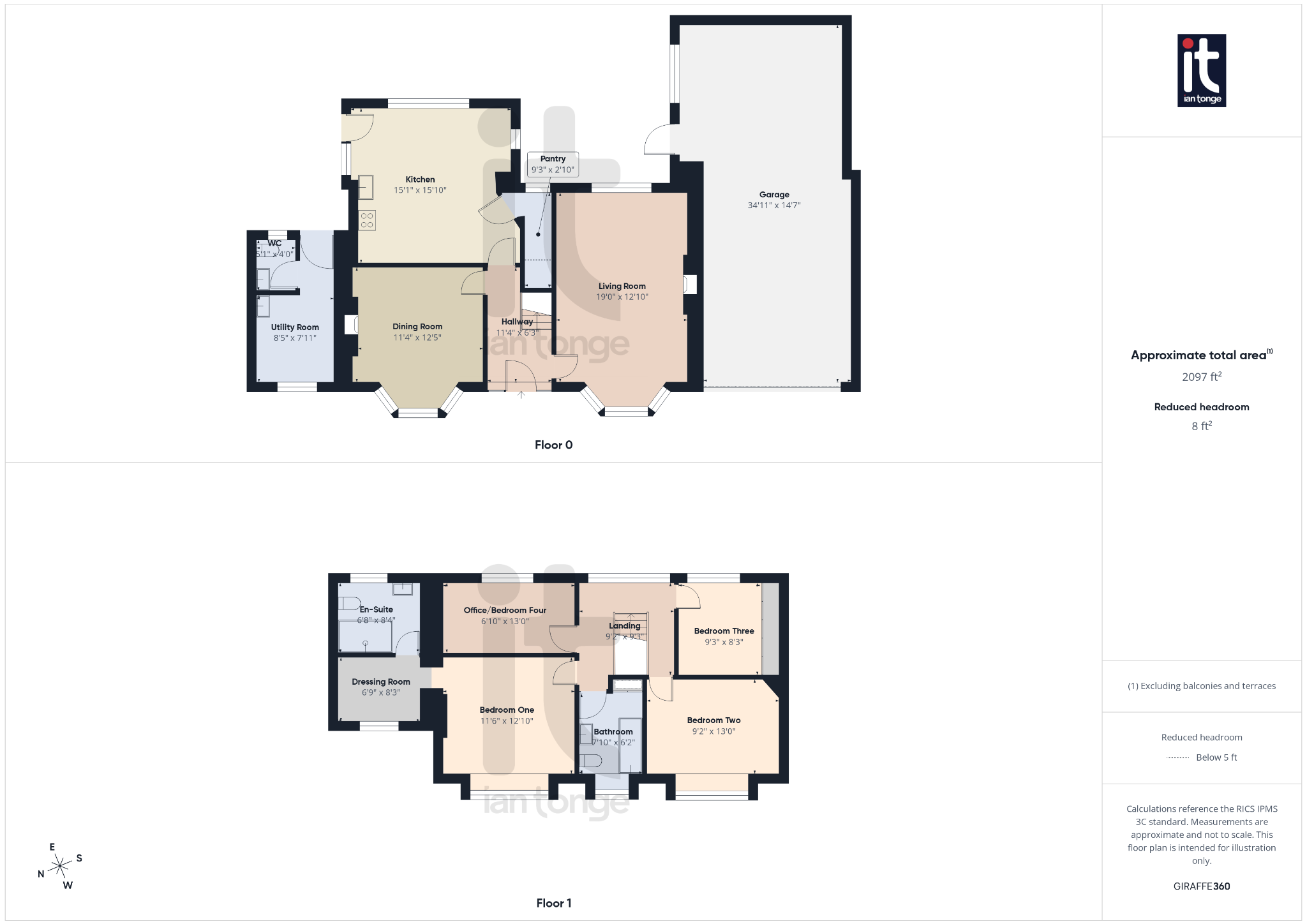 4 bedroom detached house Under Offer in High Peak - Floorplan 1.