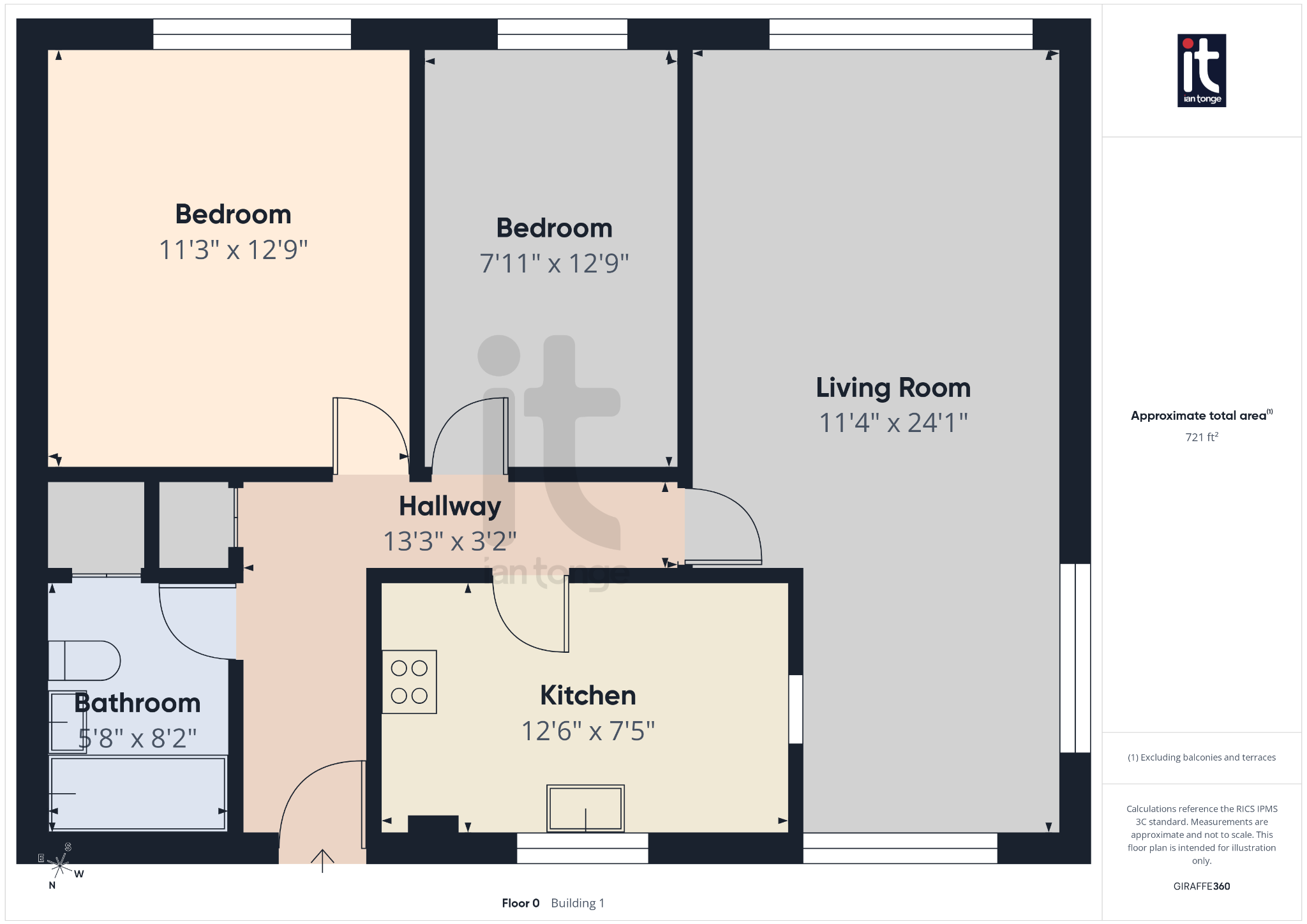 2 bedroom apartment flat/apartment Under Offer in Stockport - Floorplan 2.