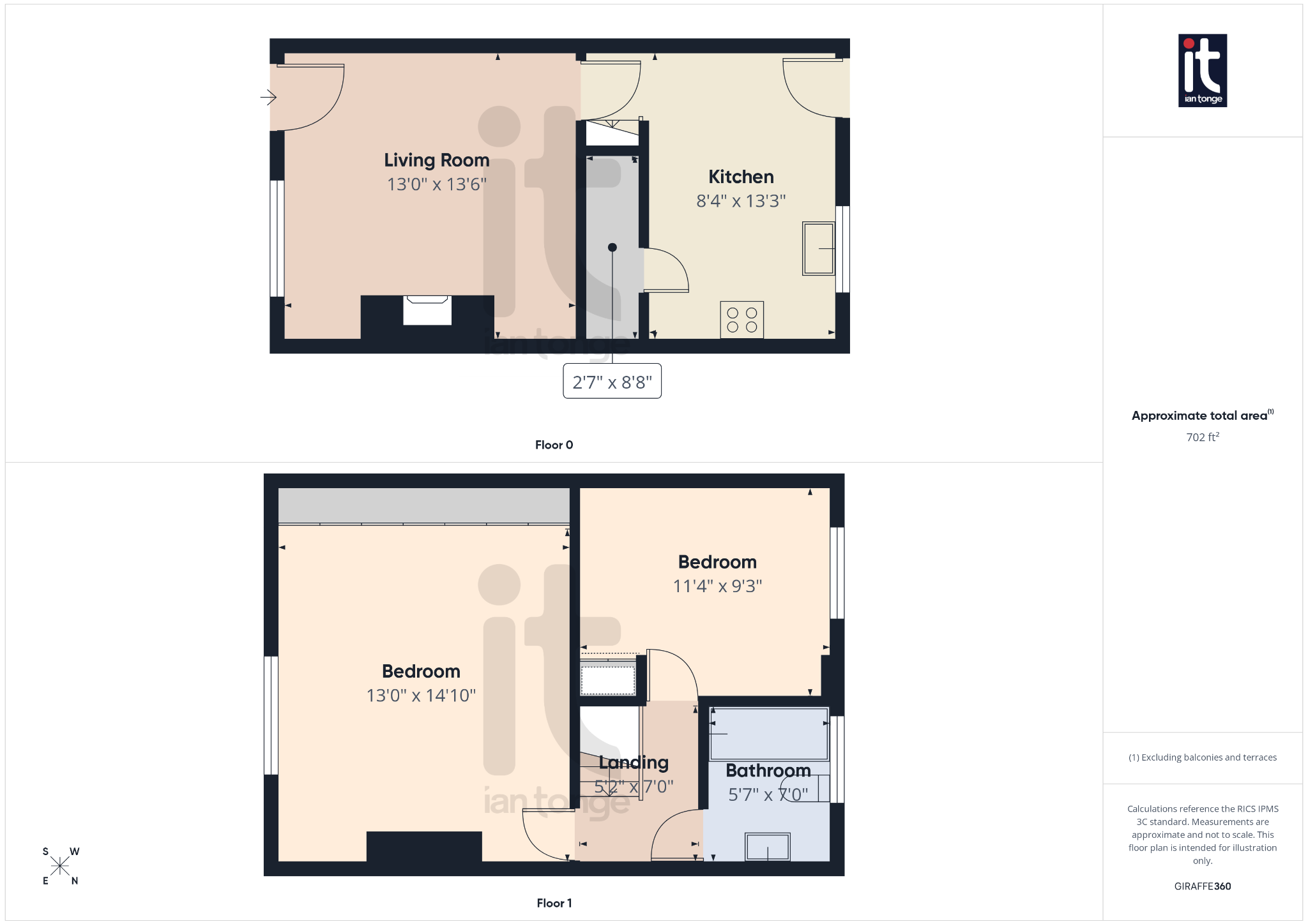 2 bedroom mid terraced house Under Offer in Stockport - Floorplan 1.