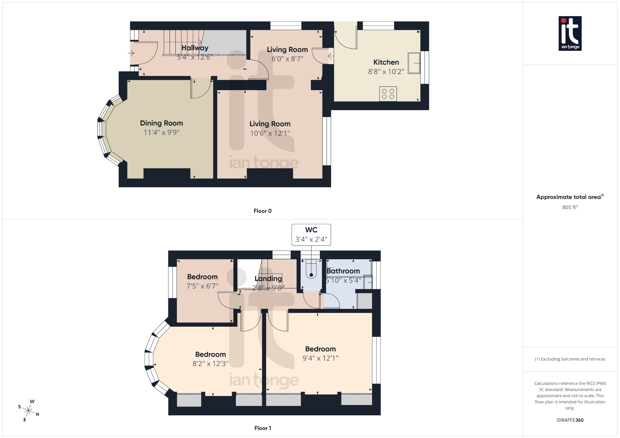 3 bedroom semi-detached house Sold in Stockport - Floorplan 1.