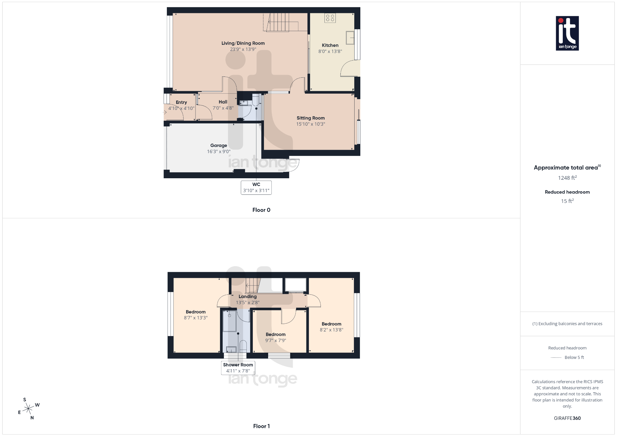 3 bedroom link detached house Under Offer in Stockport - Floorplan 1.