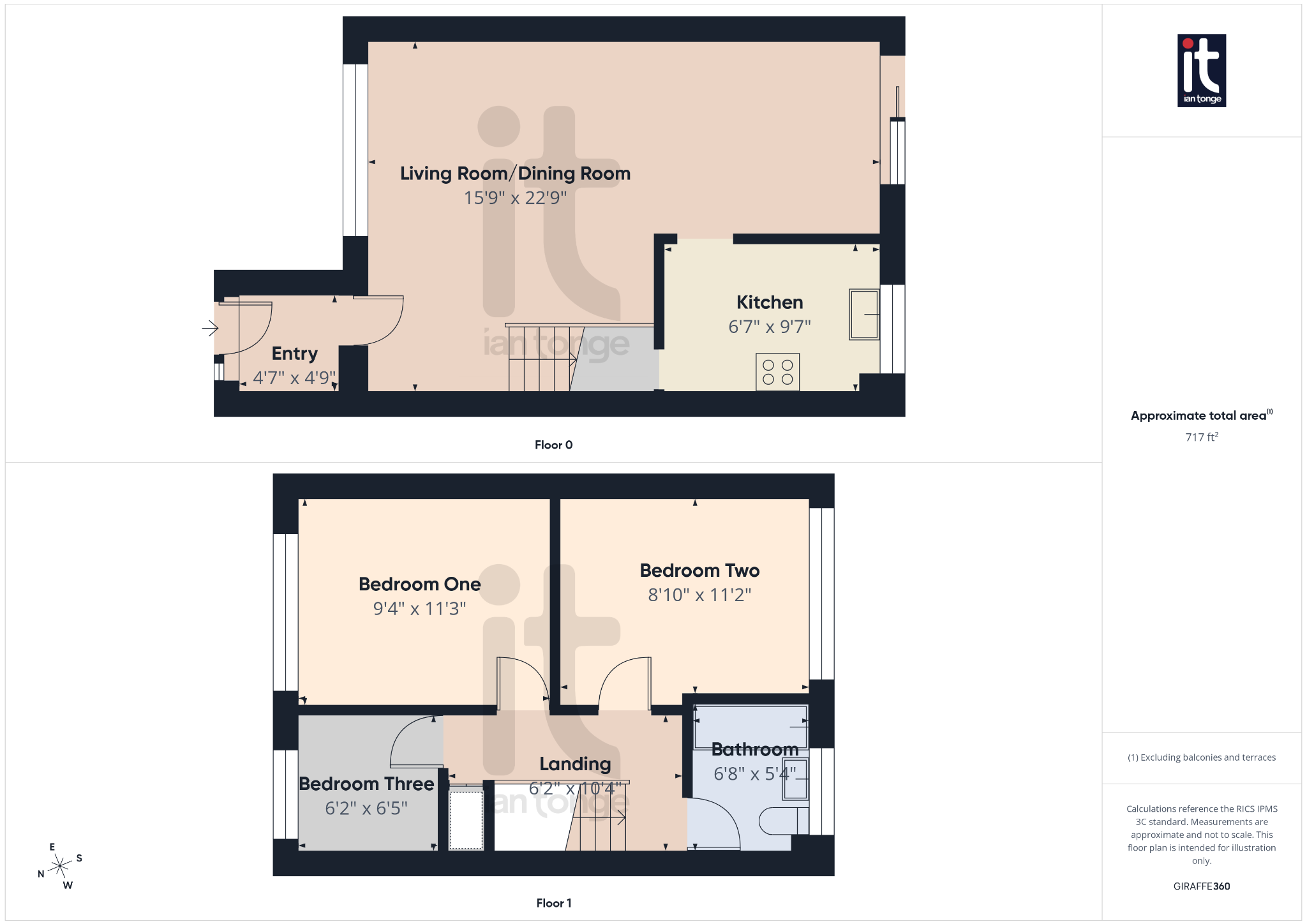 3 bedroom mid terraced house SSTC in Stockport - Floorplan 1.