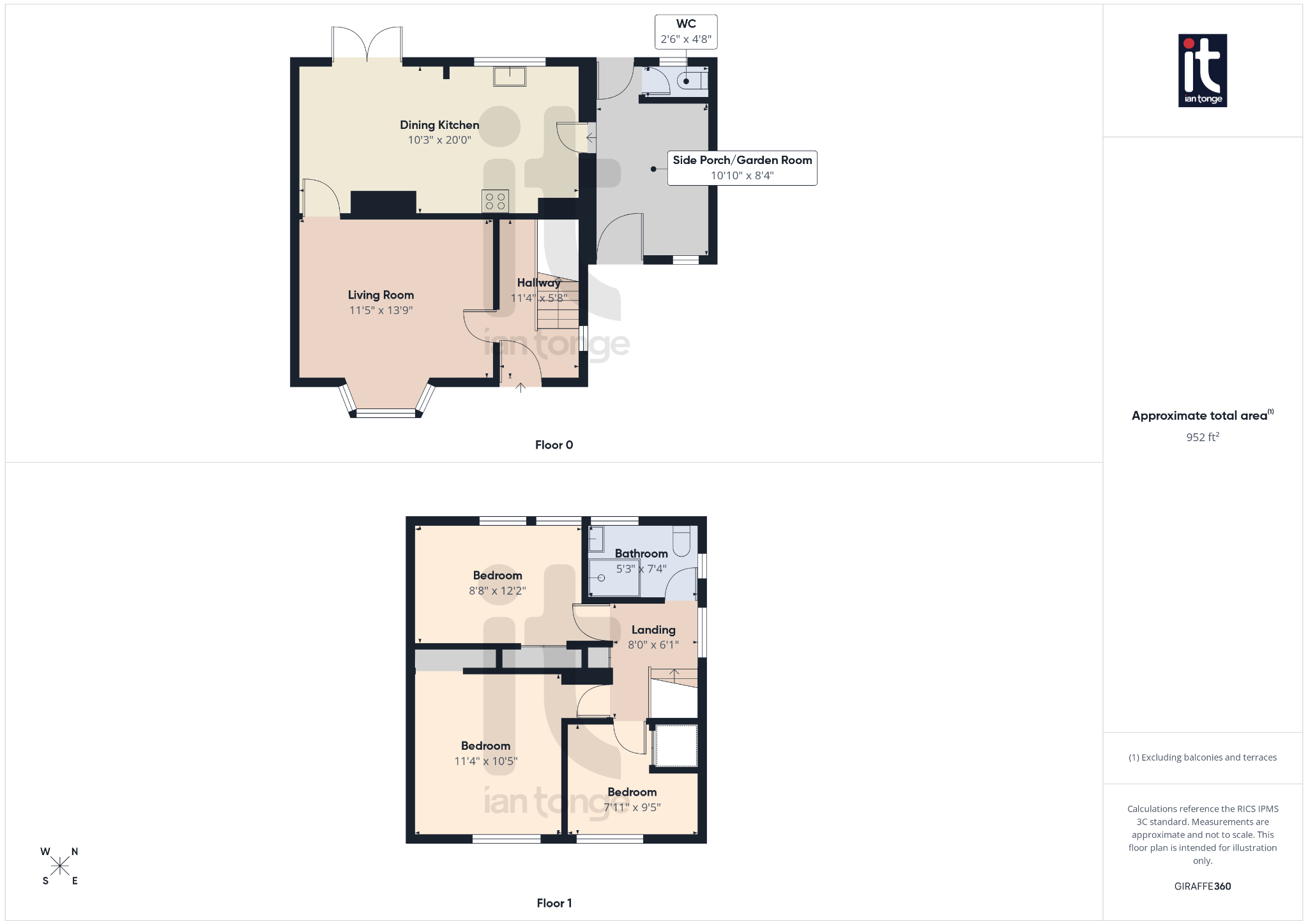 3 bedroom semi-detached house Under Offer in Stockport - Floorplan 2.