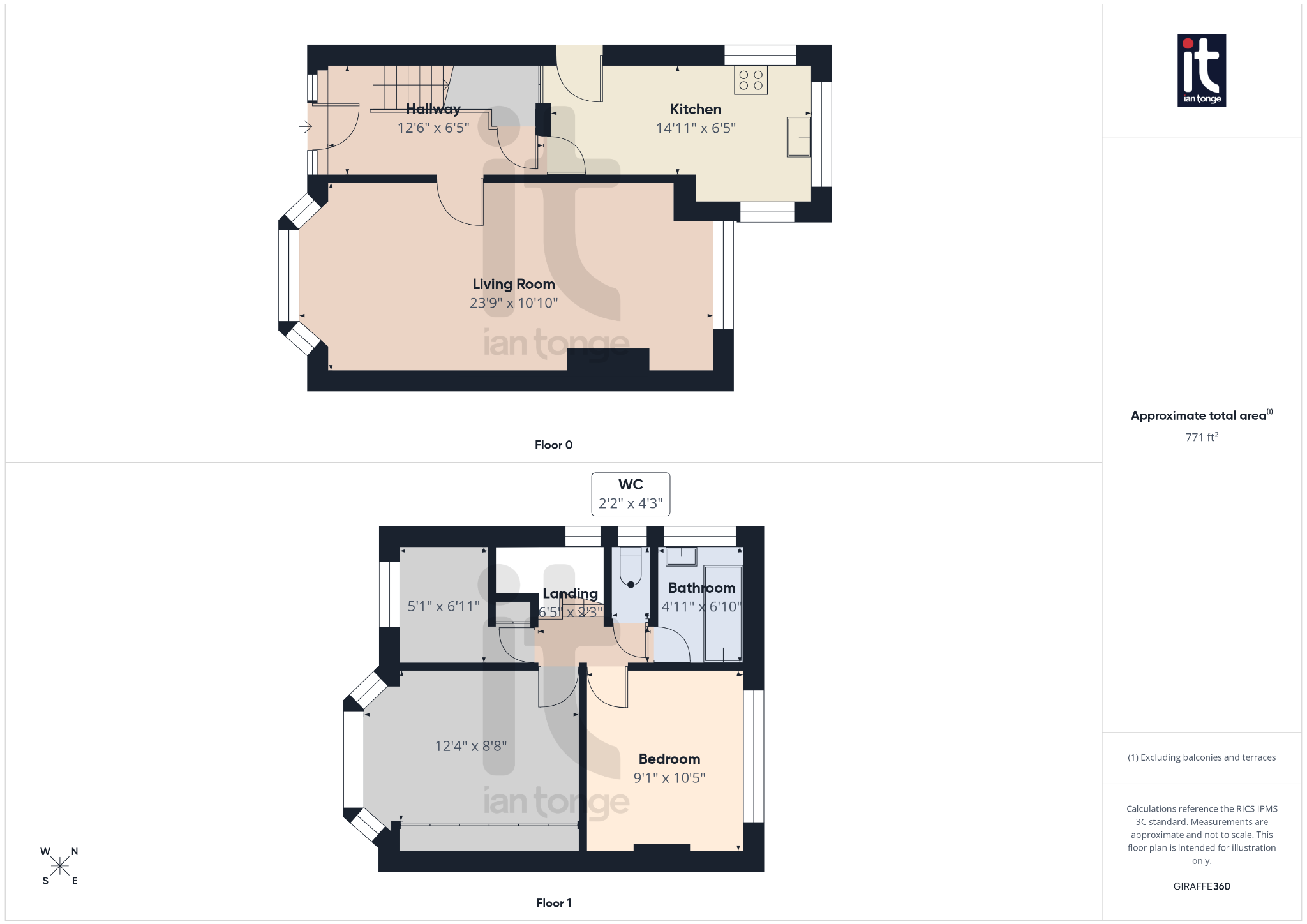 3 bedroom semi-detached house Under Offer in Stockport - Floorplan 1.