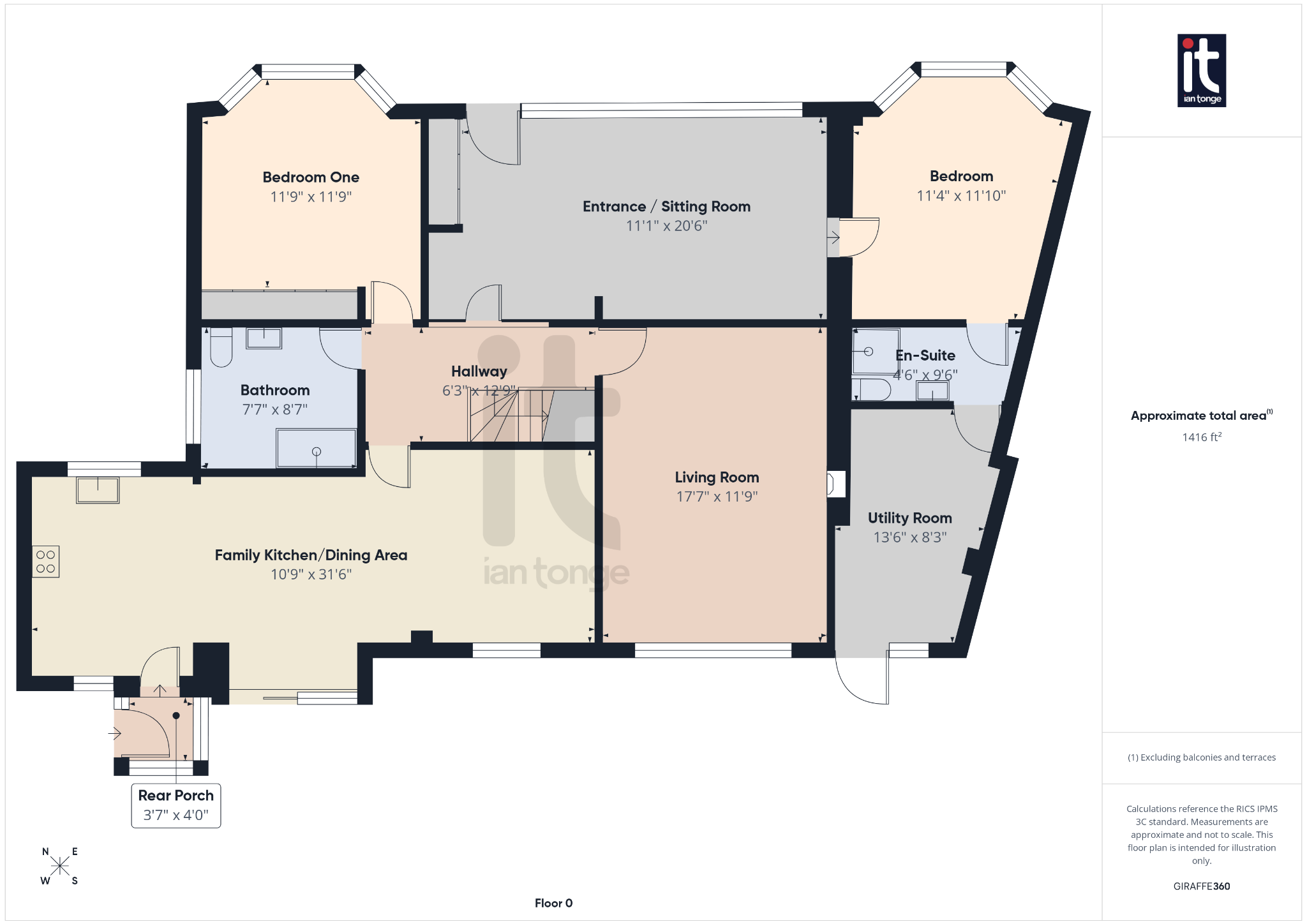 3 bedroom detached bungalow For Sale in Stockport - Floorplan 1.