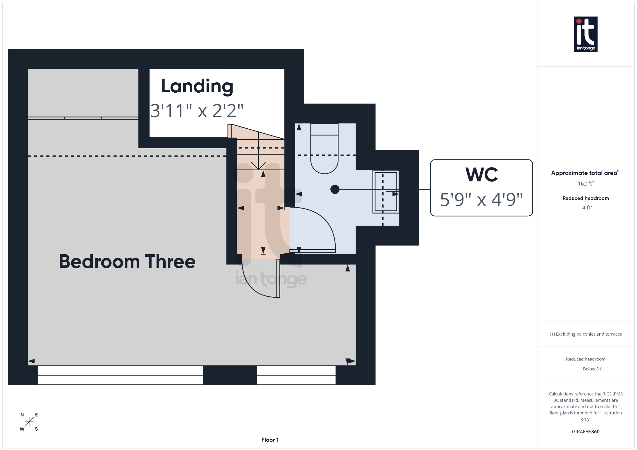 3 bedroom detached bungalow For Sale in Stockport - Floorplan 2.