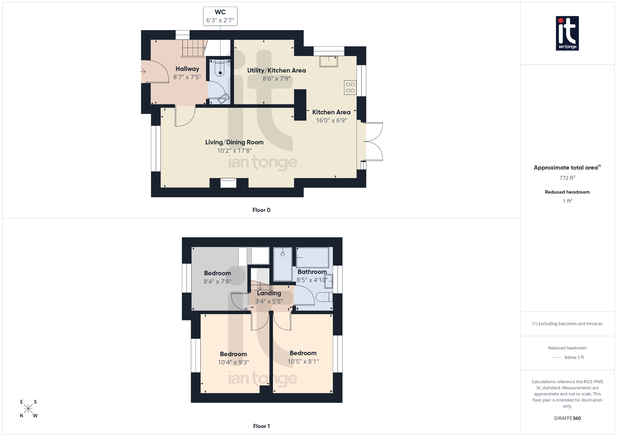 3 bedroom semi-detached house SSTC in Stockport - Floorplan 1.