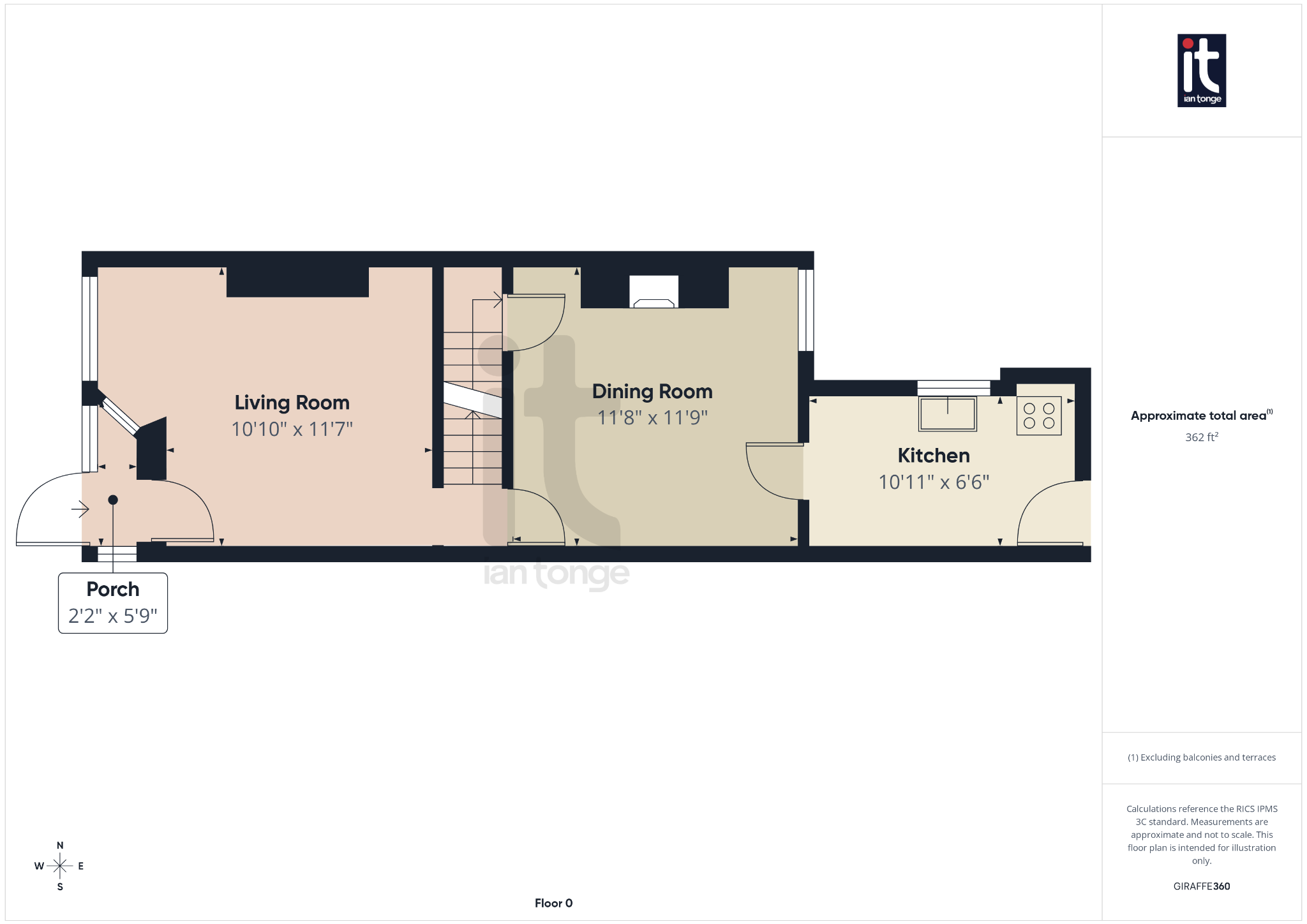 2 bedroom mid terraced house For Sale in Stockport - Floorplan 4.