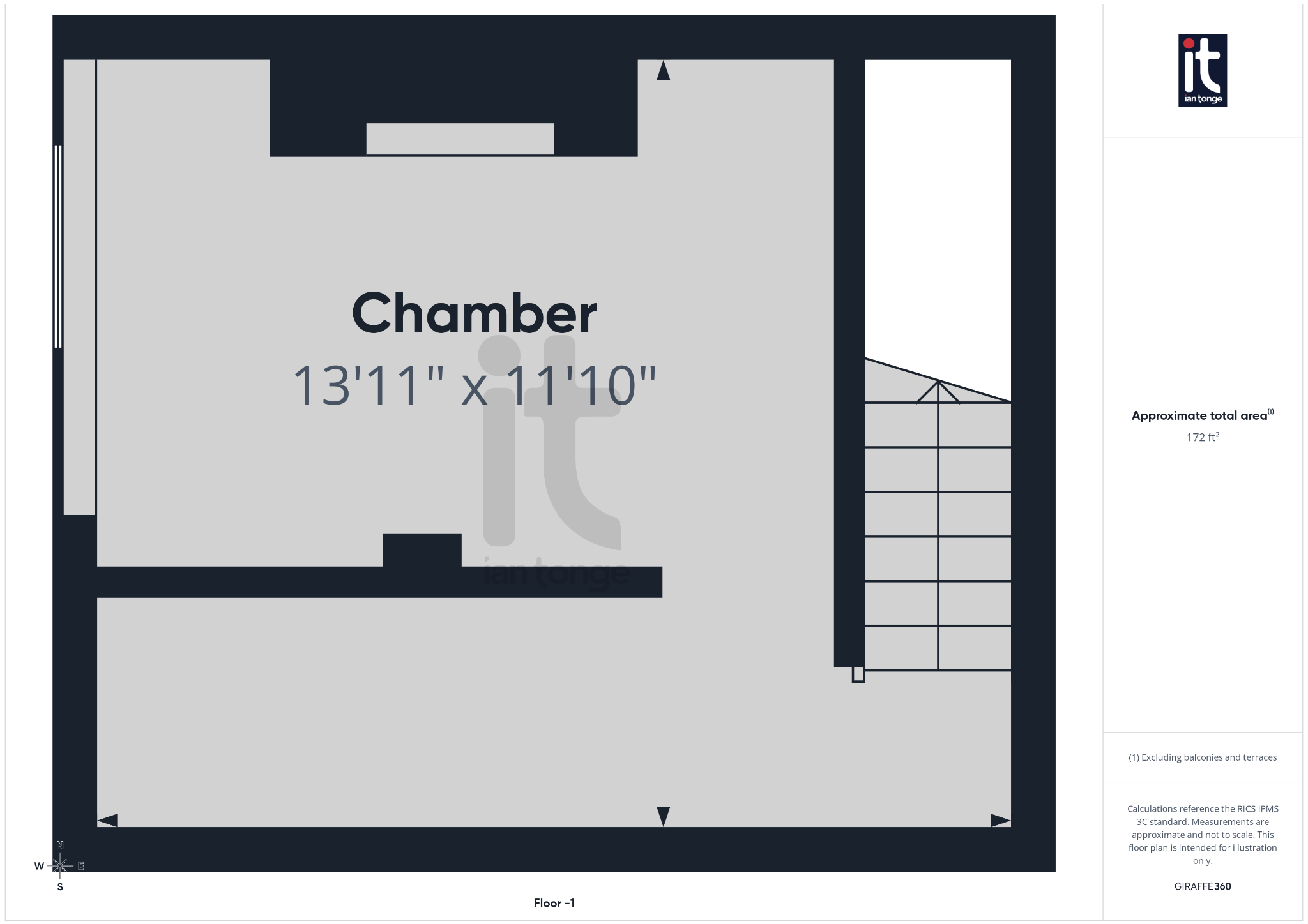 2 bedroom mid terraced house For Sale in Stockport - Floorplan 2.