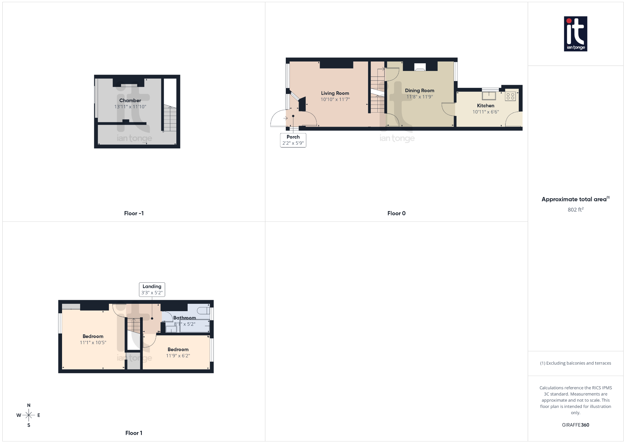 2 bedroom mid terraced house For Sale in Stockport - Floorplan 1.