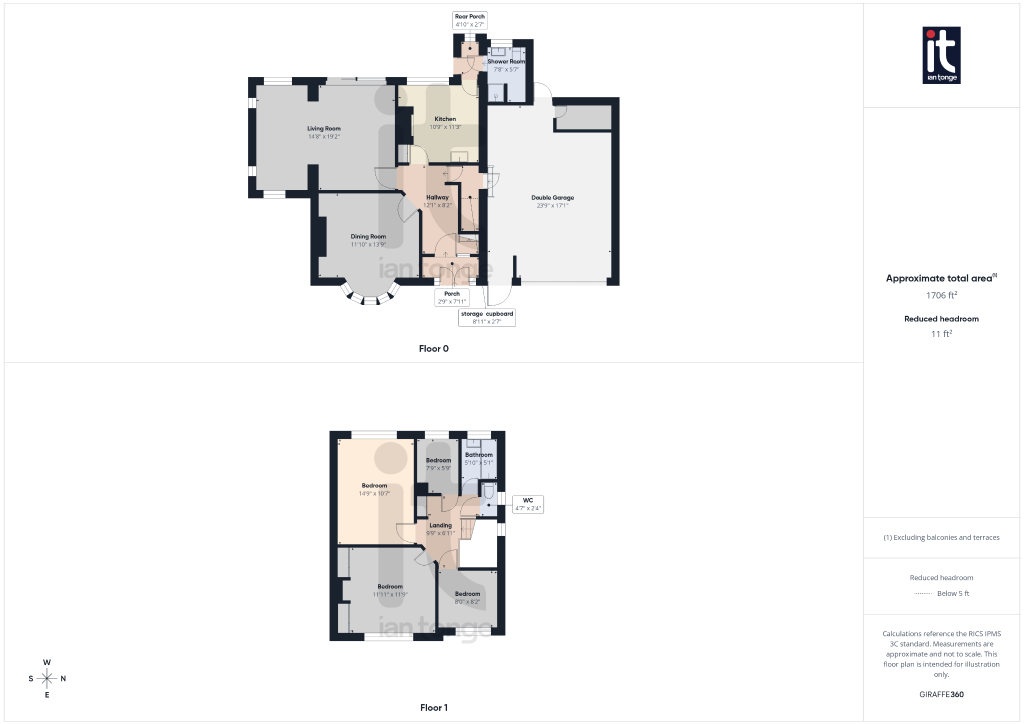4 bedroom detached house Under Offer in Stockport - Floorplan 1.