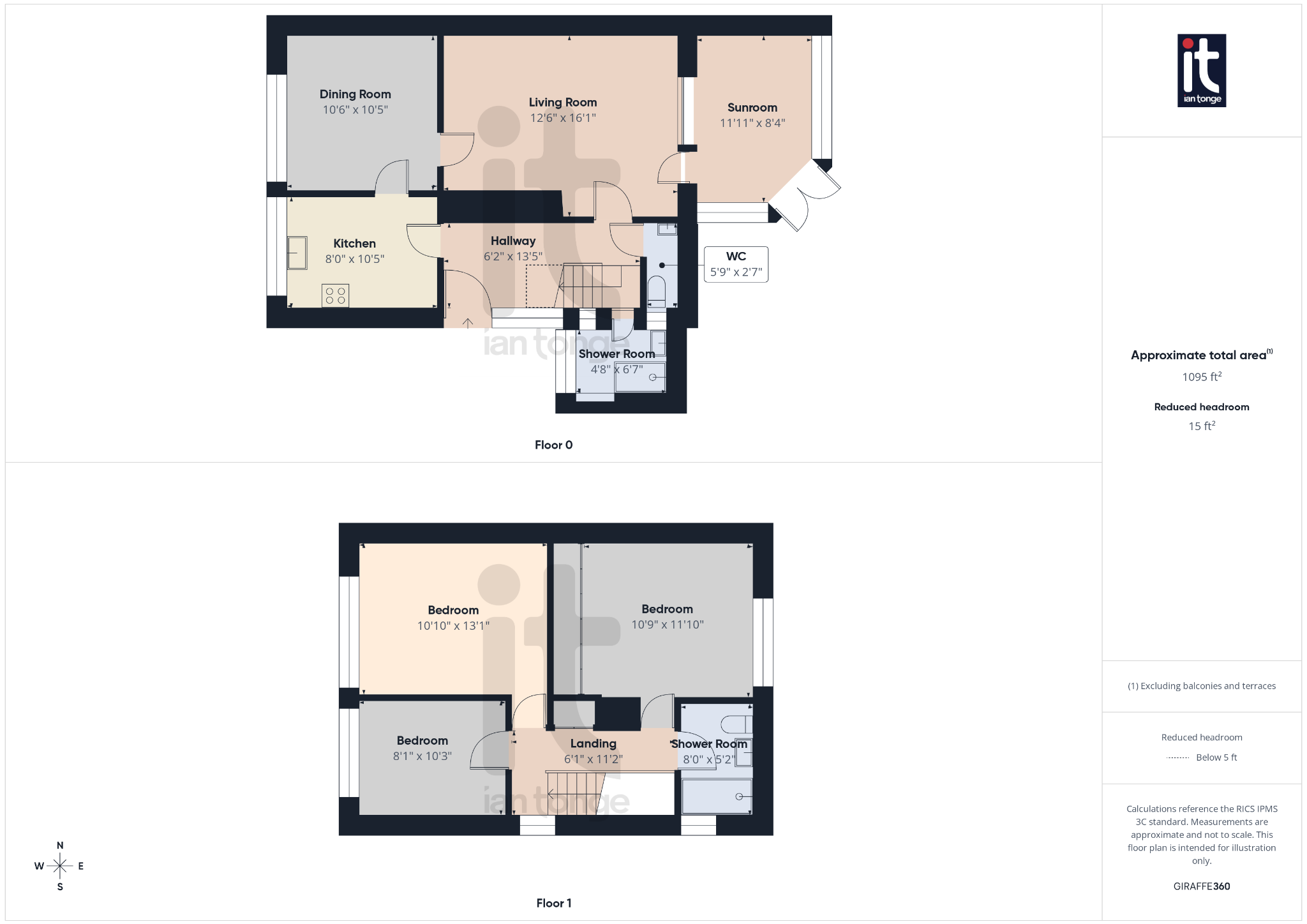 3 bedroom link detached house Under Offer in Stockport - Floorplan 1.
