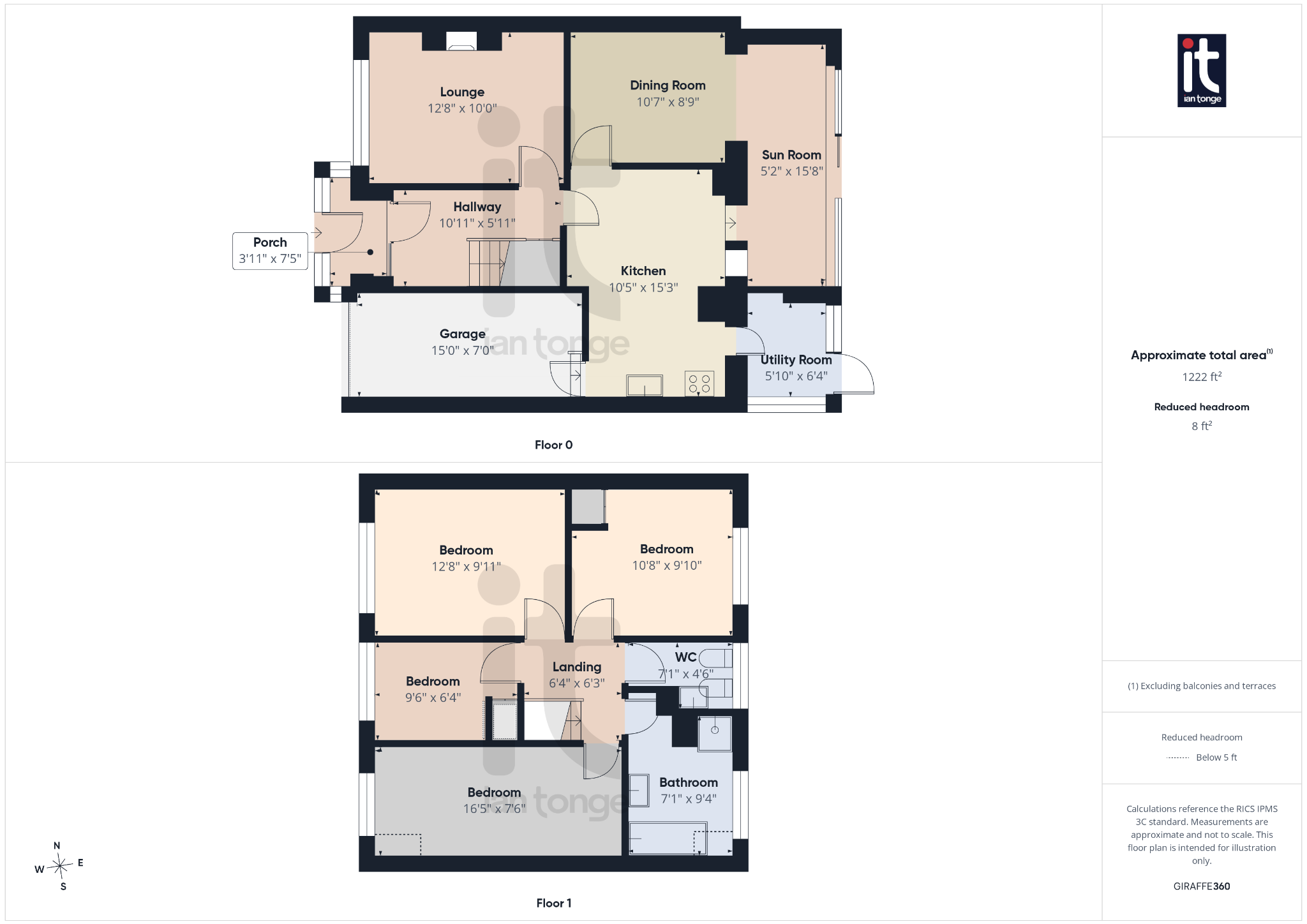 4 bedroom semi-detached house For Sale in Stockport - Floorplan 1.