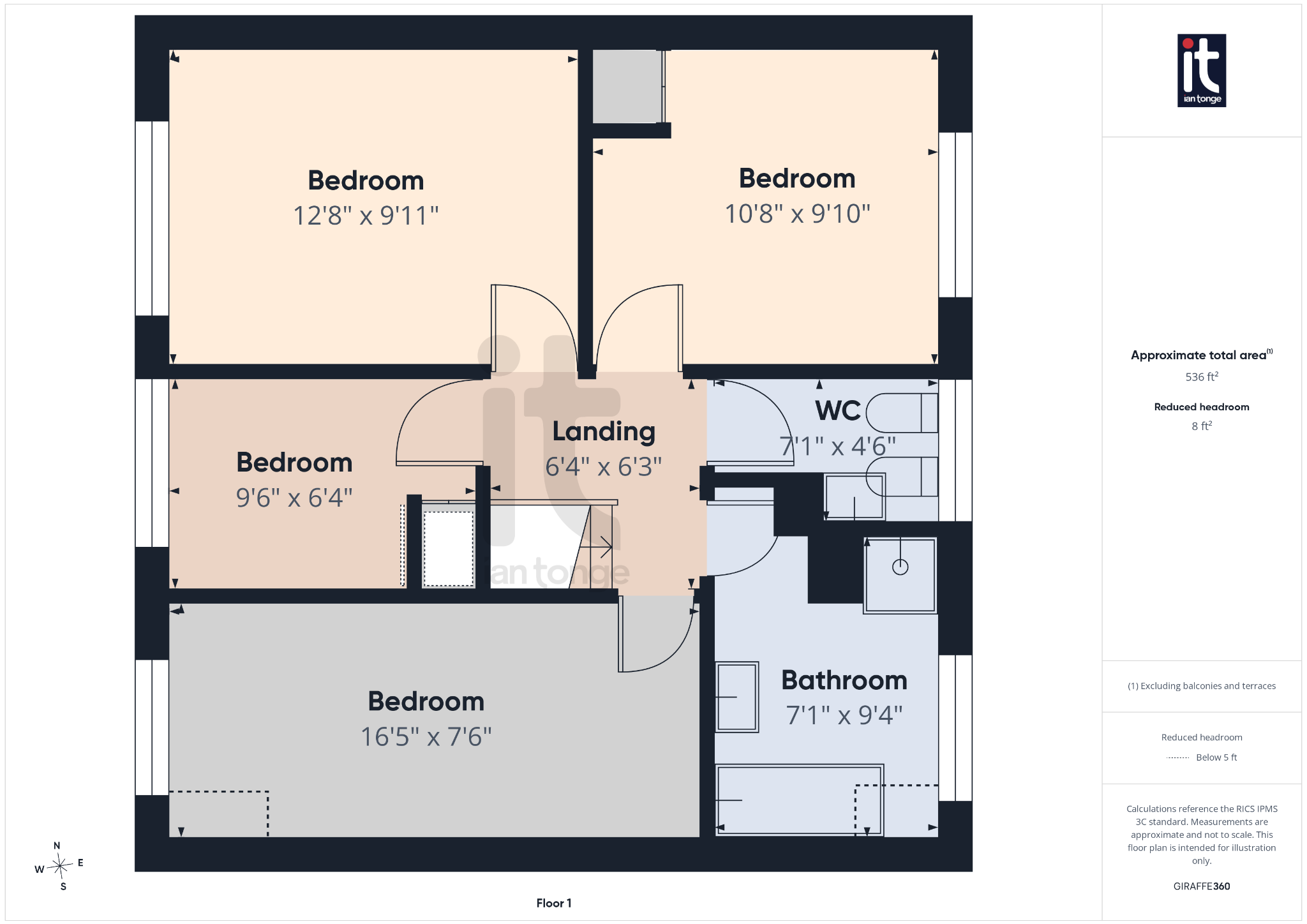 4 bedroom semi-detached house For Sale in Stockport - Floorplan 3.