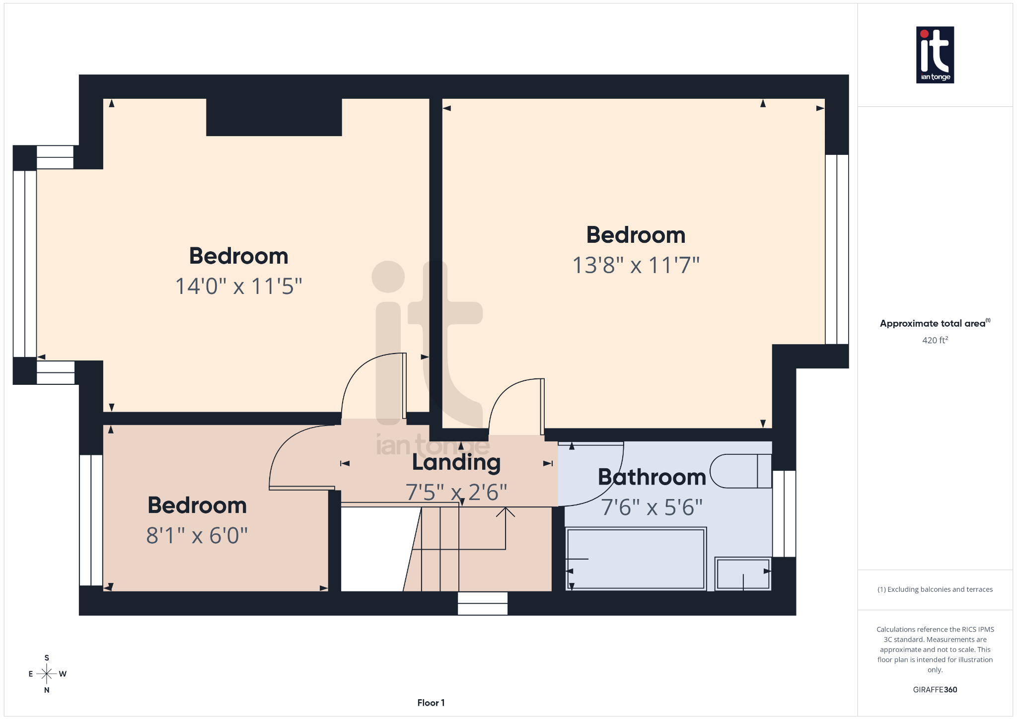 3 bedroom semi-detached house For Sale in Stockport - Floorplan 3.