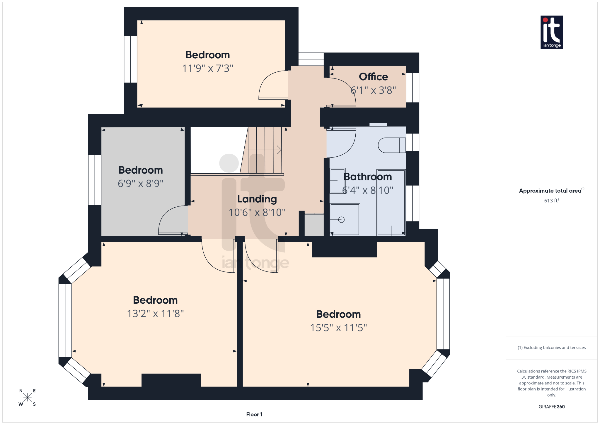 4 bedroom semi-detached house For Sale in Stockport - Floorplan 3.