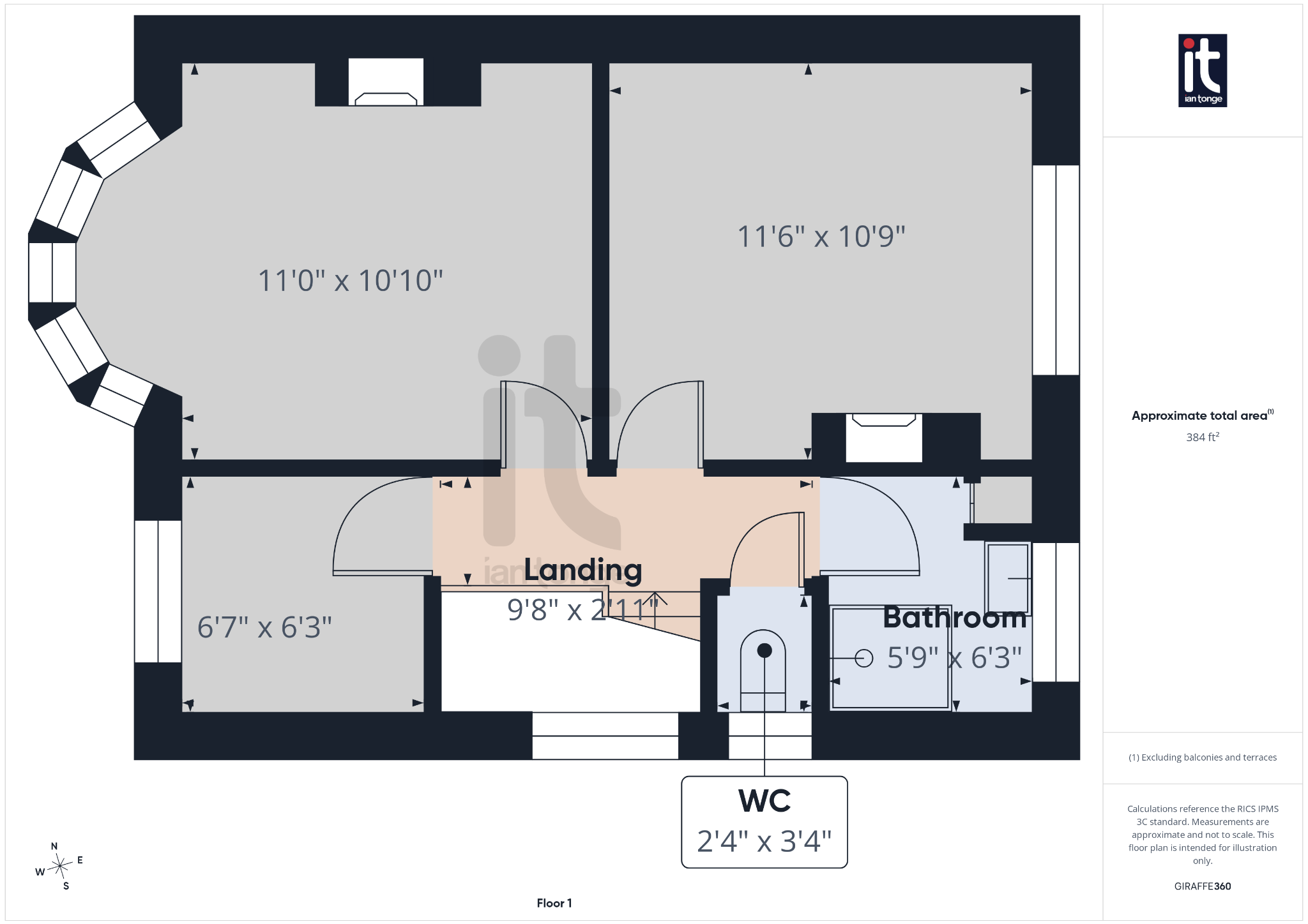 3 bedroom semi-detached house For Sale in Stockport - Floorplan 2.