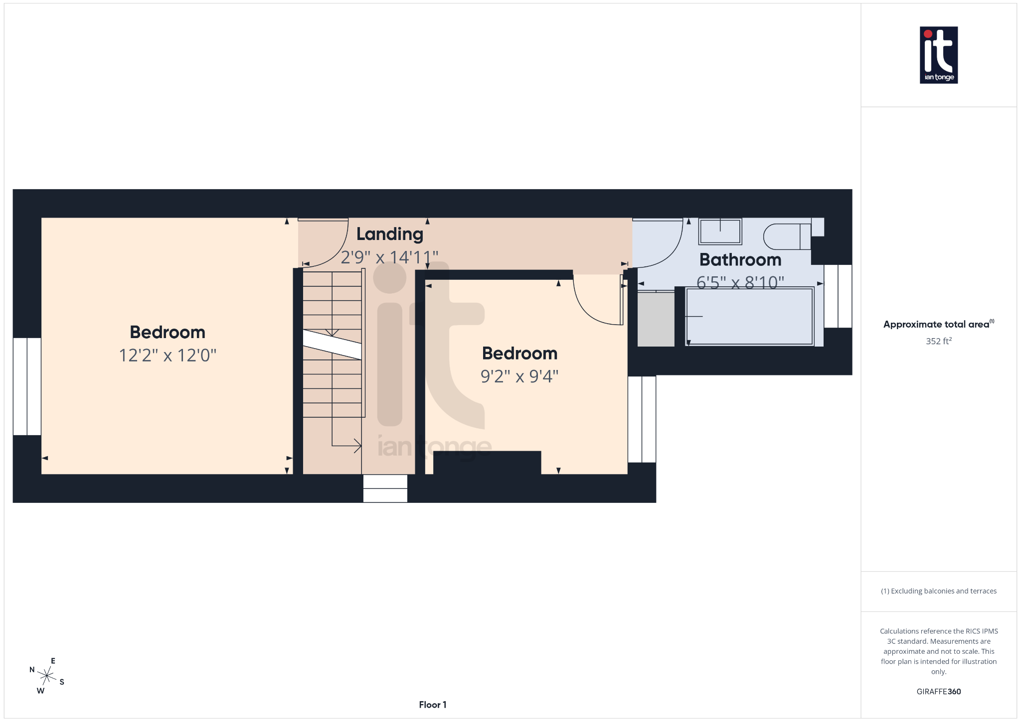 2 bedroom end terraced house For Sale in Stockport - Floorplan 3.