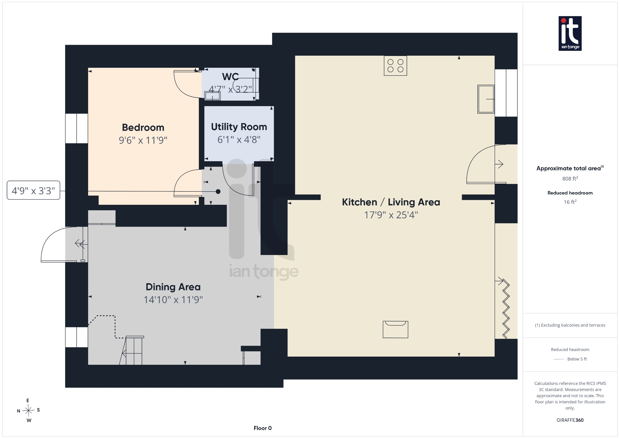 3 bedroom semi-detached house For Sale in Stockport - Floorplan 1.