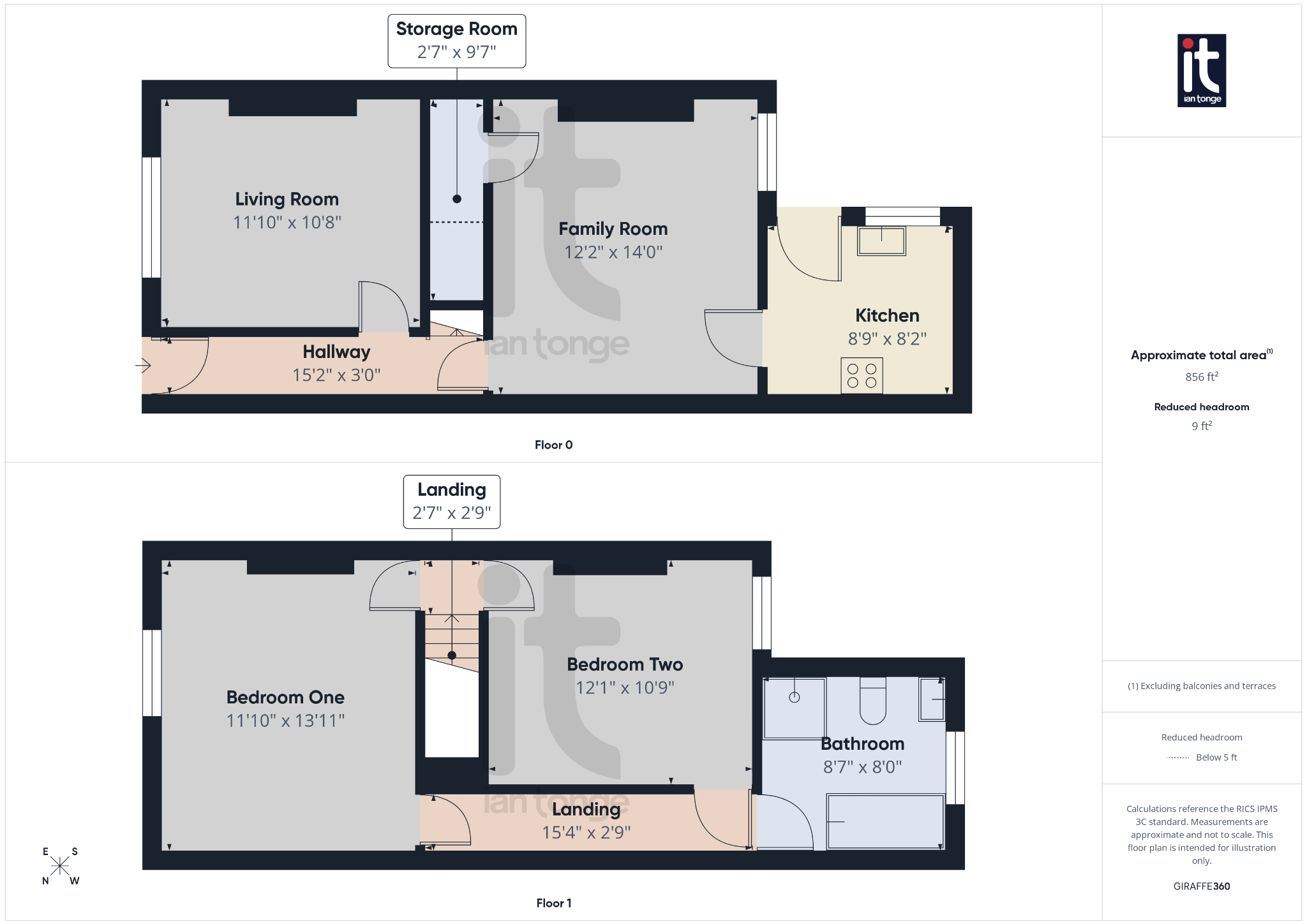 2 bedroom end terraced house For Sale in Stockport - Floorplan 3.