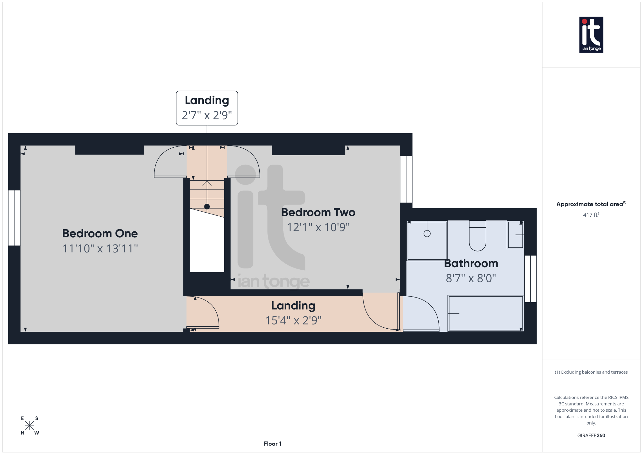2 bedroom end terraced house For Sale in Stockport - Floorplan 2.