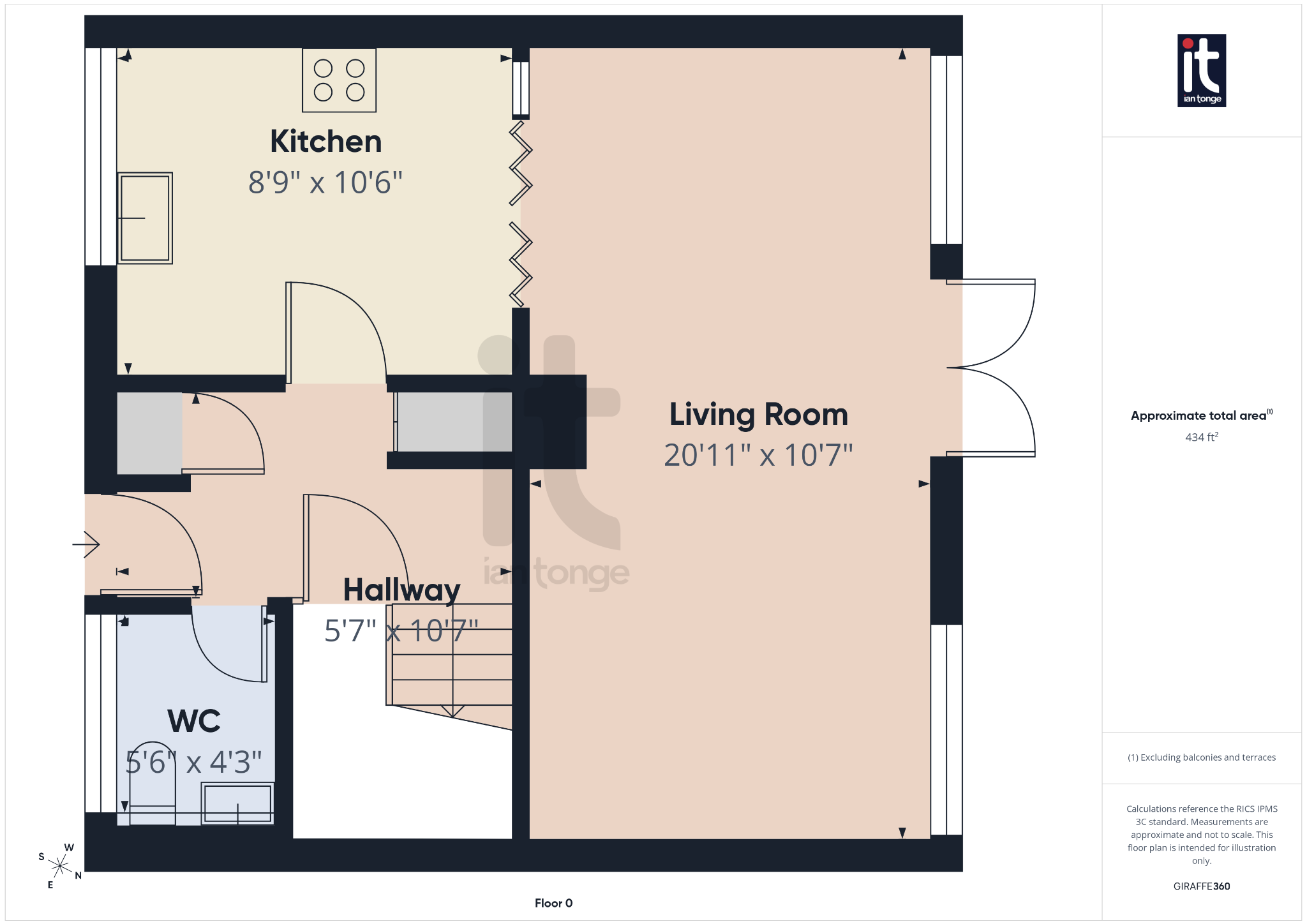 3 bedroom semi-detached house For Sale in Stockport - Floorplan 1.