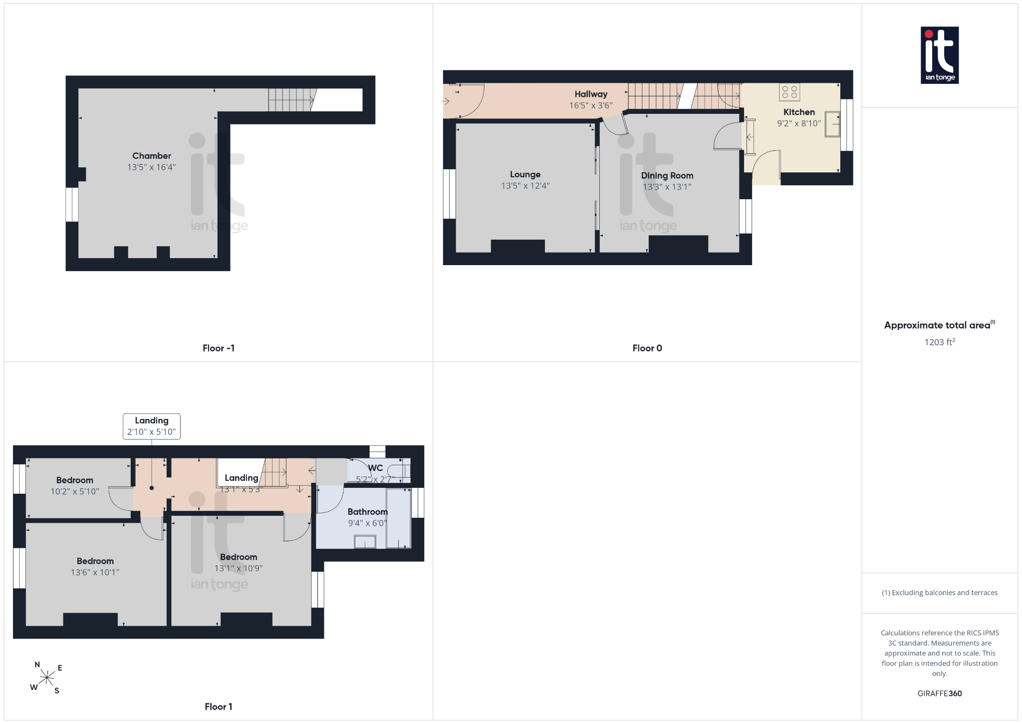 3 bedroom end terraced house For Sale in Stockport - Floorplan 1.