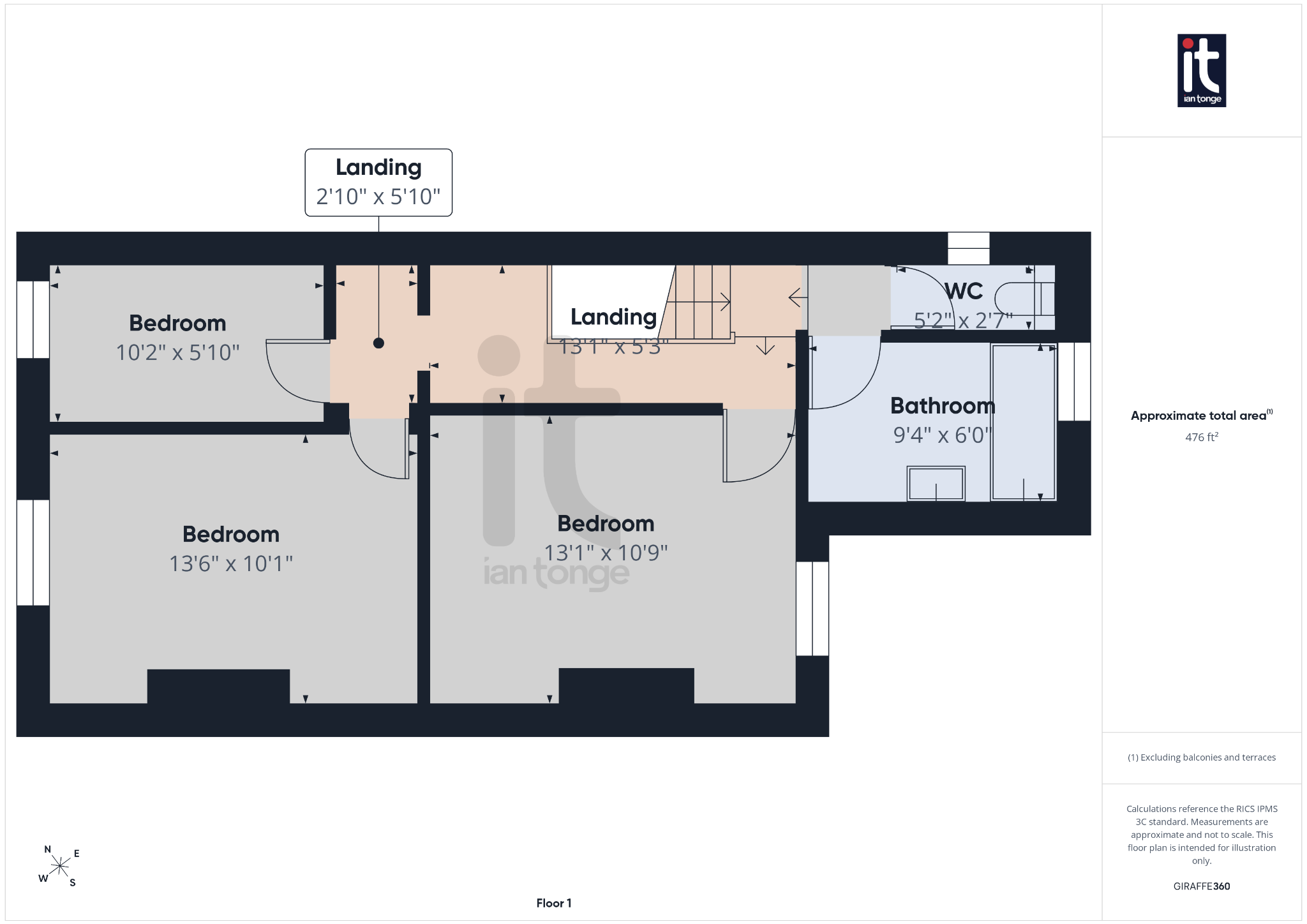3 bedroom end terraced house For Sale in Stockport - Floorplan 3.