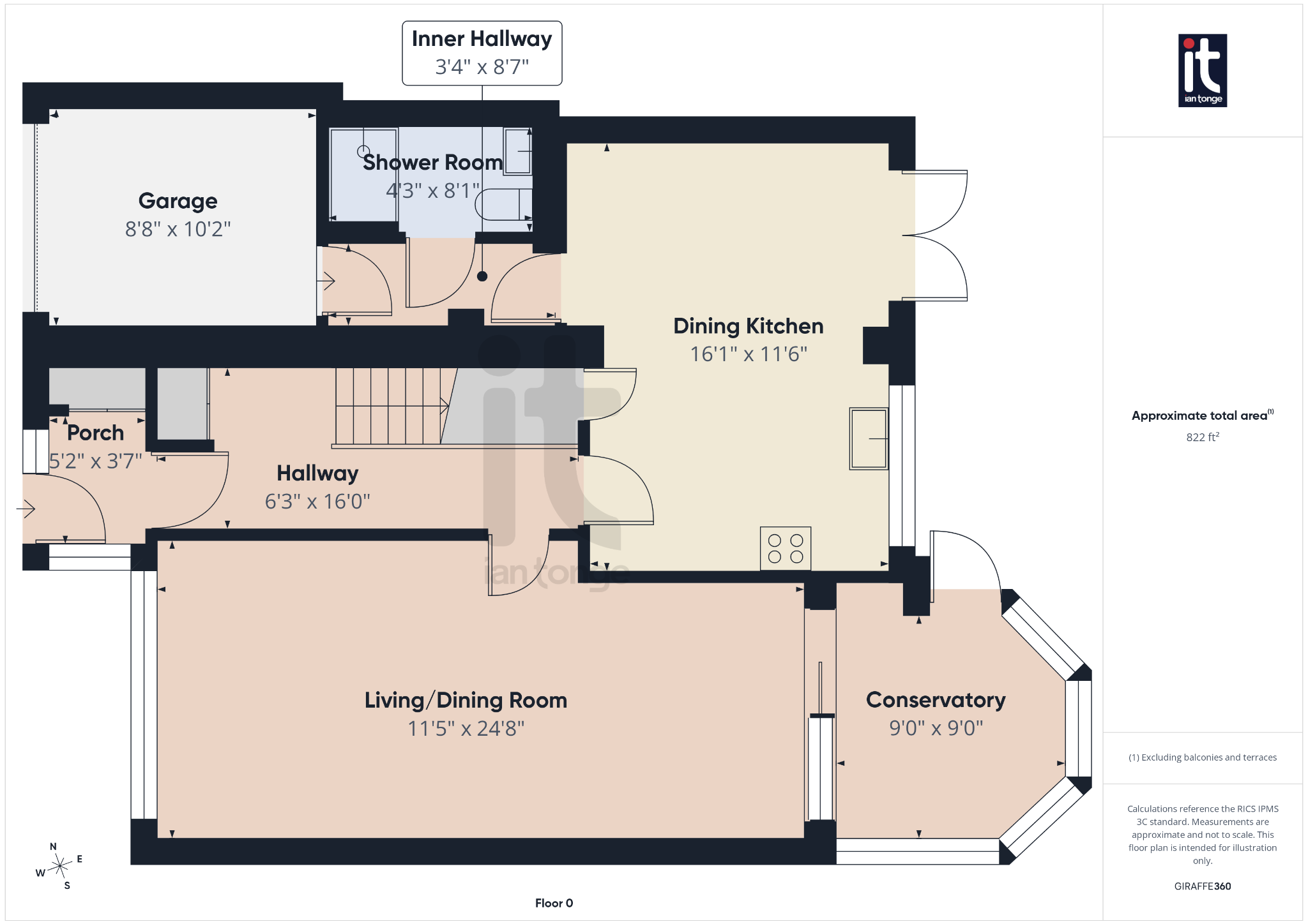 3 bedroom link detached house For Sale in Stockport - Floorplan 3.