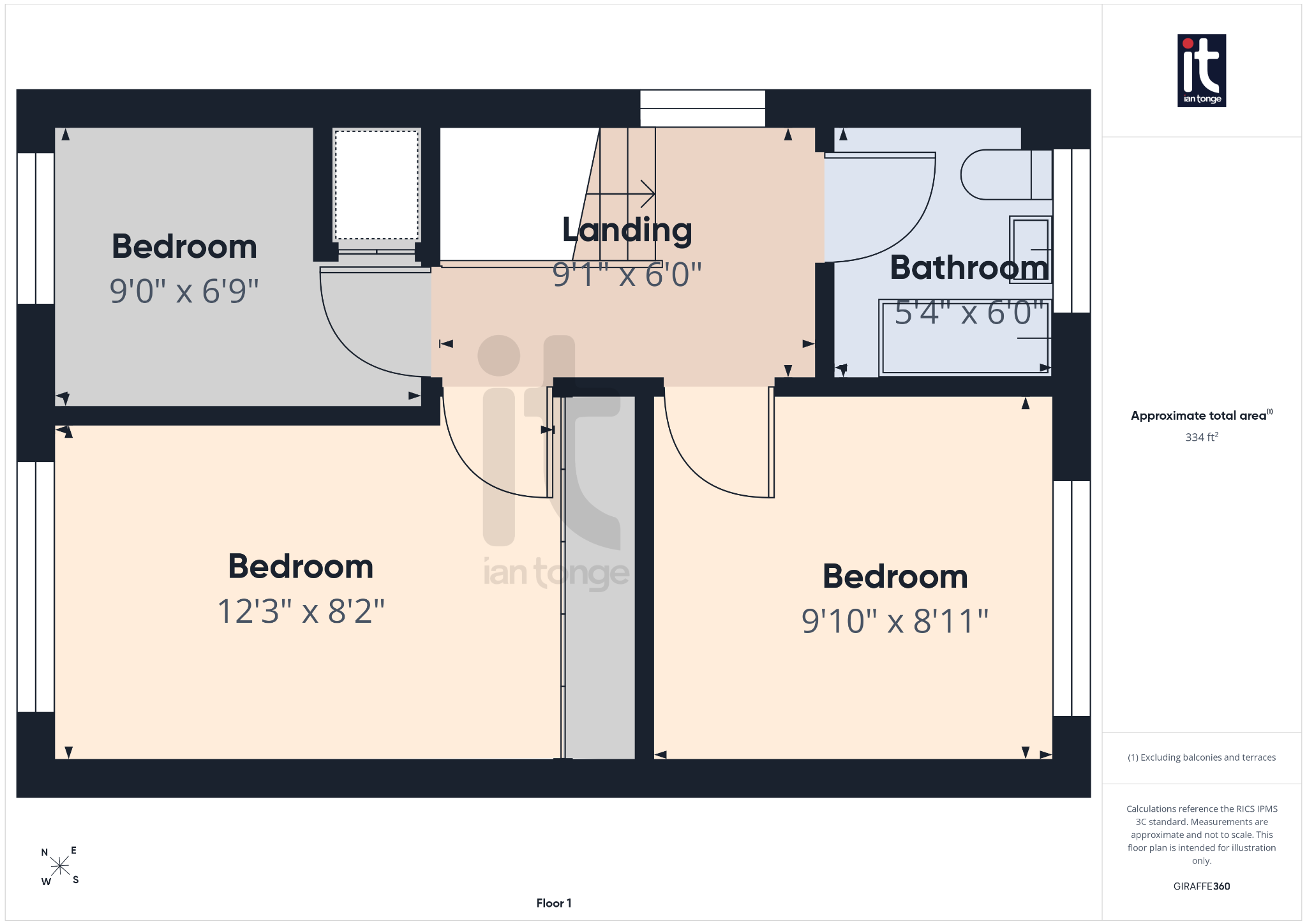 3 bedroom semi-detached house For Sale in Stockport - Floorplan 3.