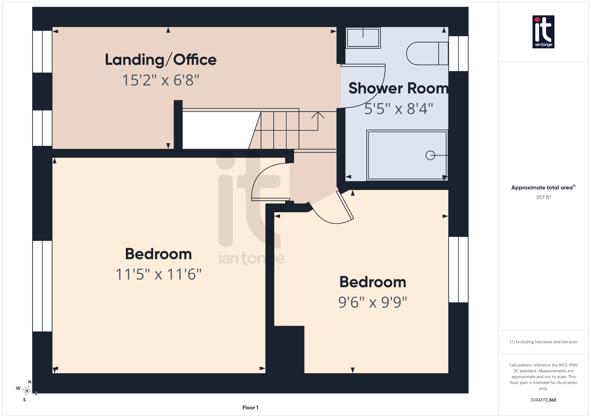 3 bedroom mews house For Sale in Stockport - Floorplan 3.