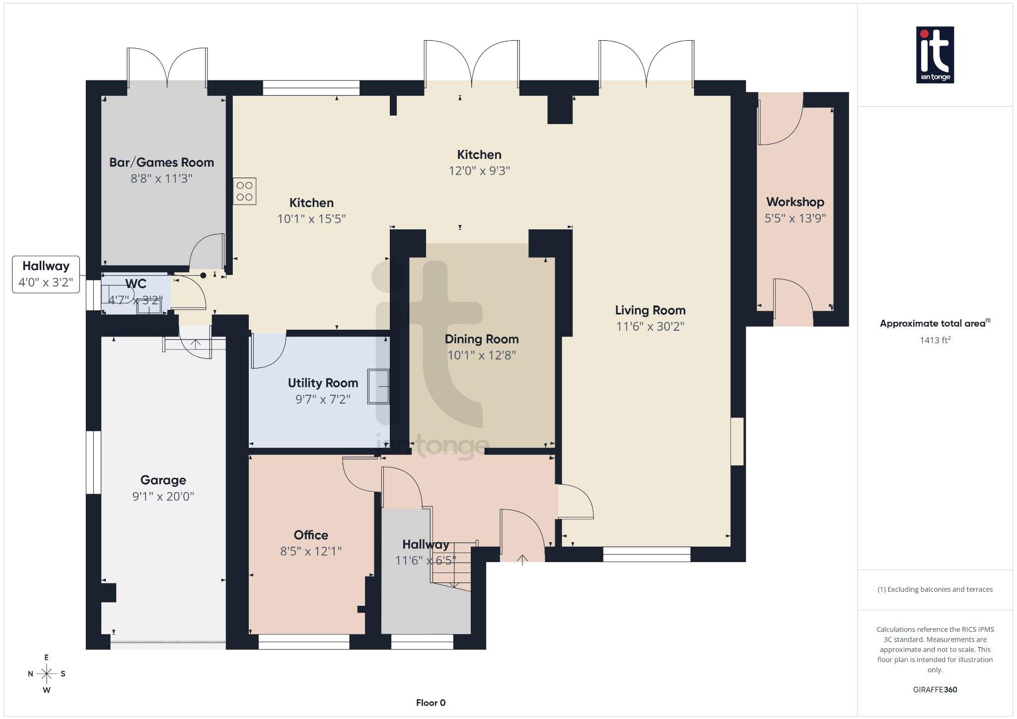 5 bedroom detached house For Sale in Stockport - Floorplan 1.