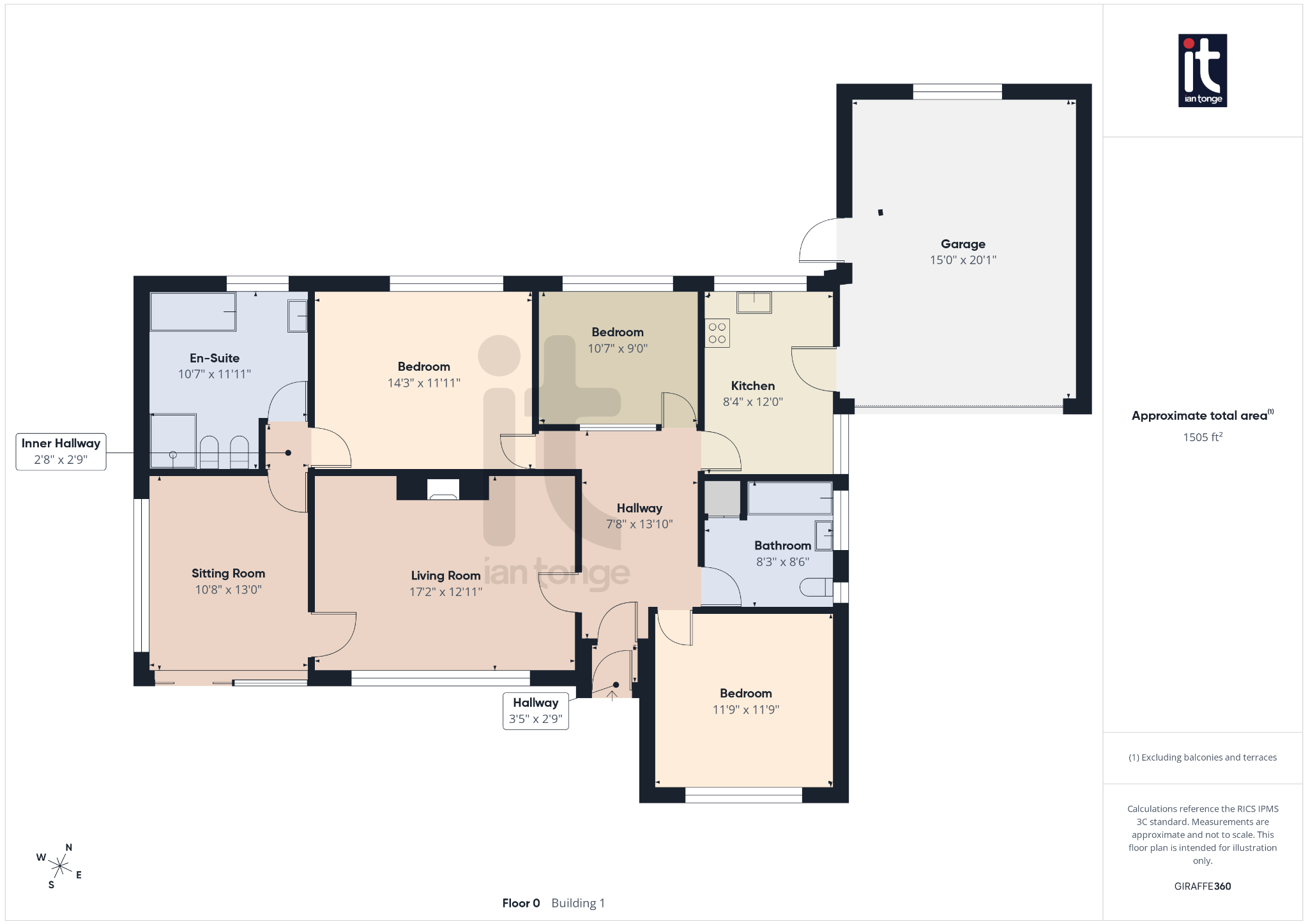 3 bedroom detached bungalow For Sale in Stockport - Floorplan 1.