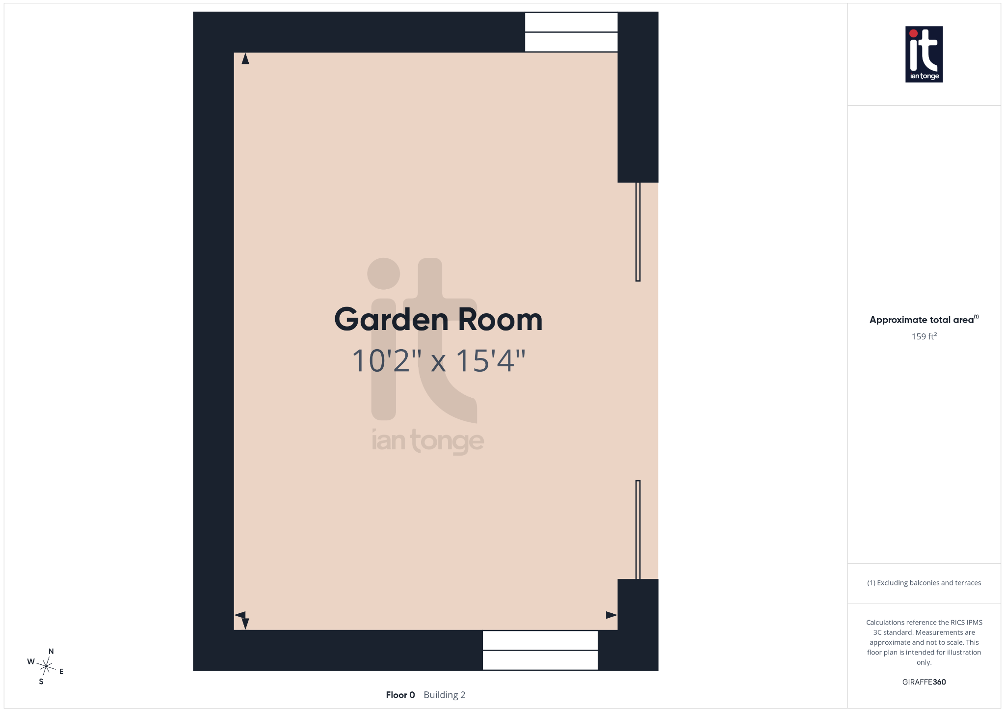 3 bedroom detached bungalow For Sale in Stockport - Floorplan 2.