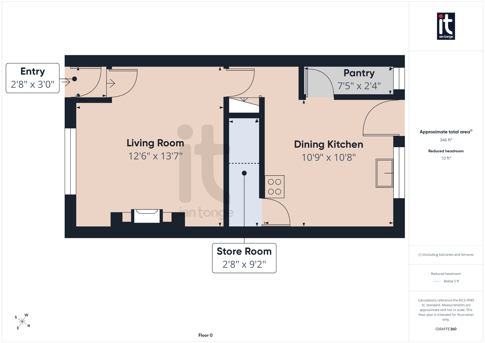 2 bedroom mid terraced house For Sale in Stockport - Floorplan 2.