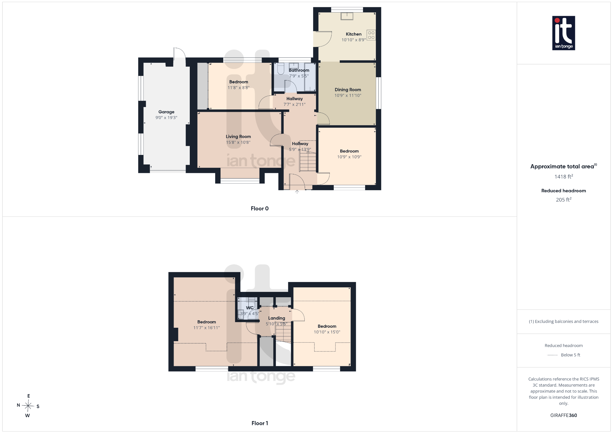 4 bedroom detached bungalow For Sale in Stockport - Floorplan 3.
