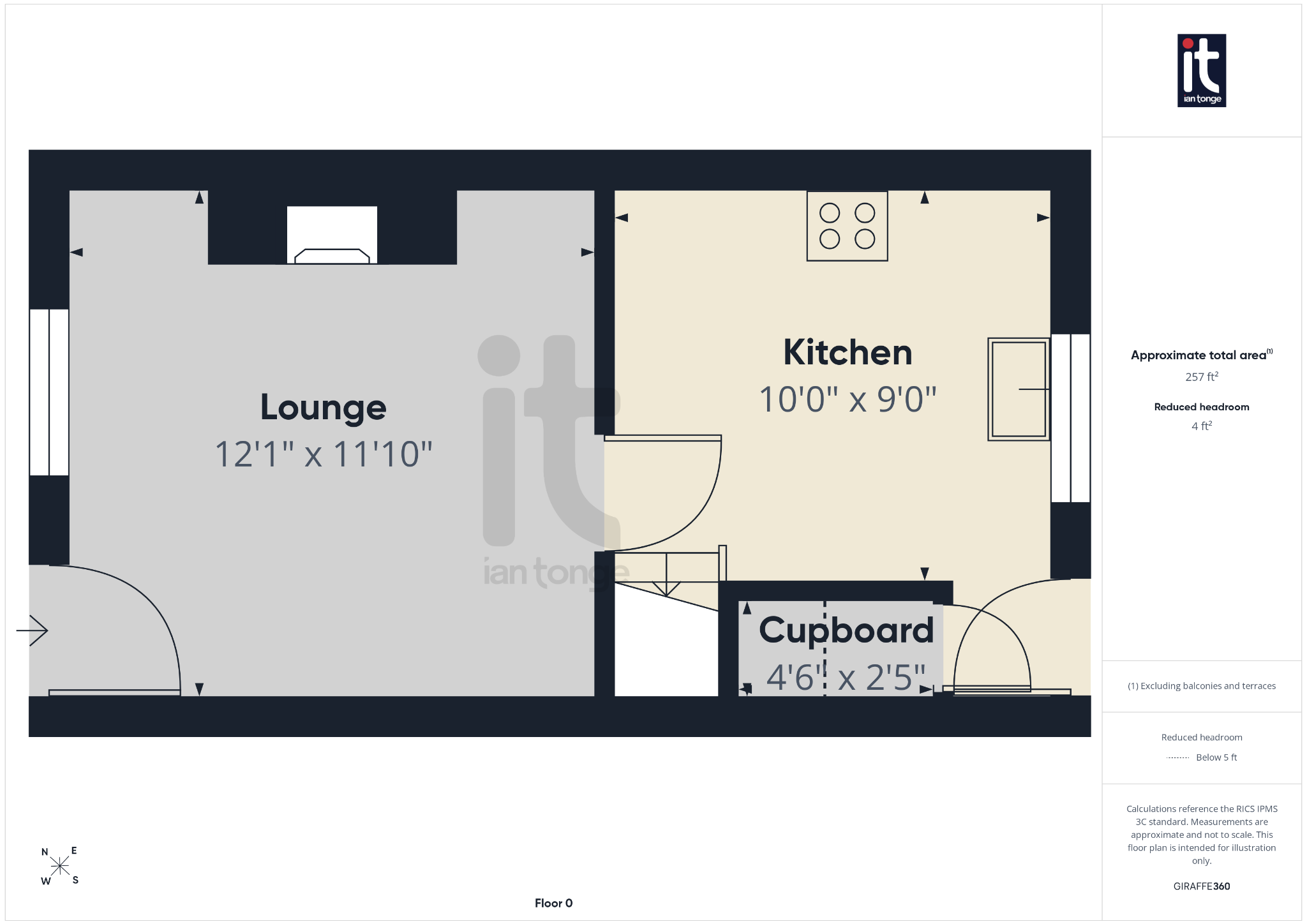 2 bedroom mid terraced house For Sale in Stockport - Floorplan 2.