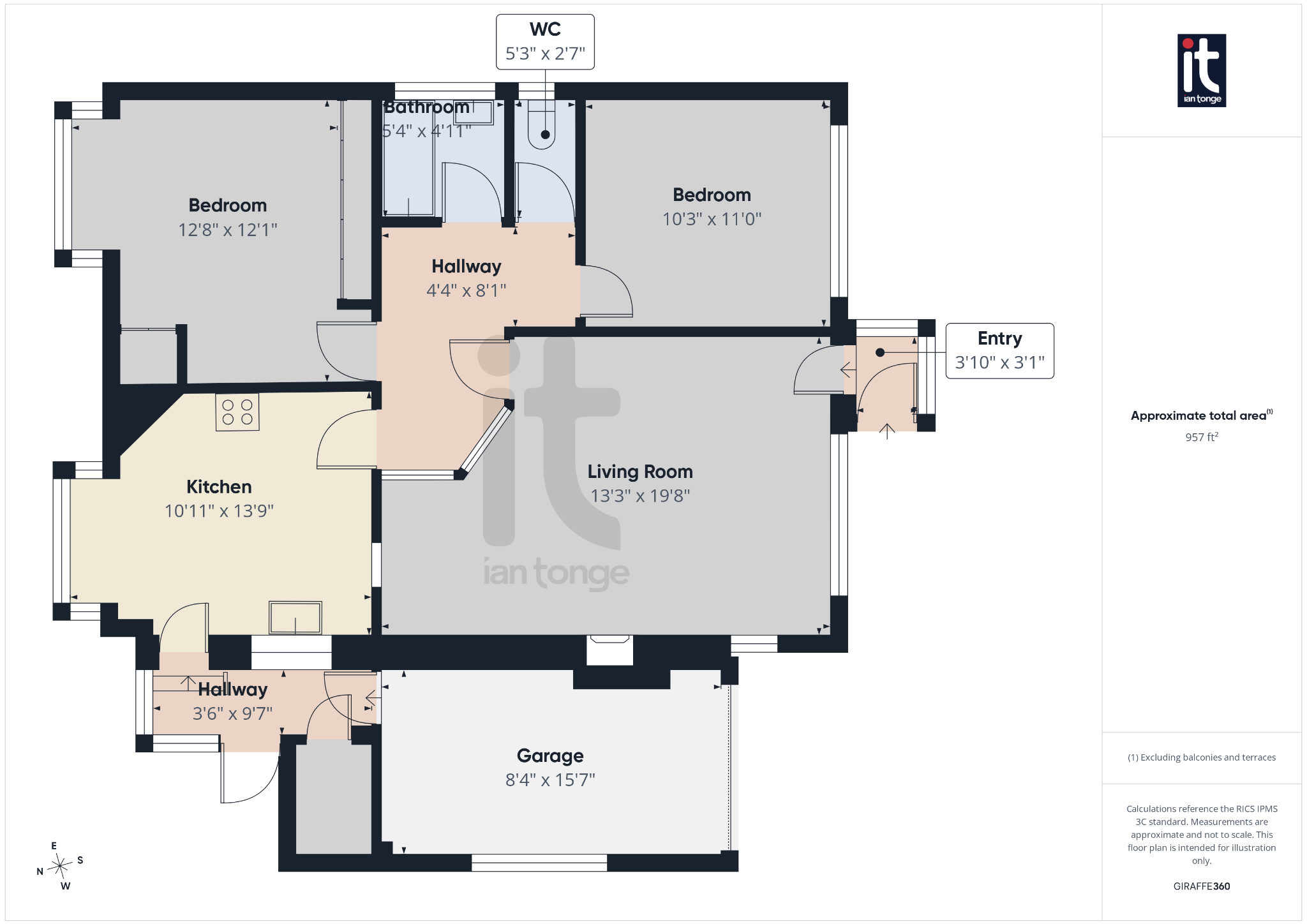2 bedroom detached bungalow For Sale in Stockport - Floorplan 1.