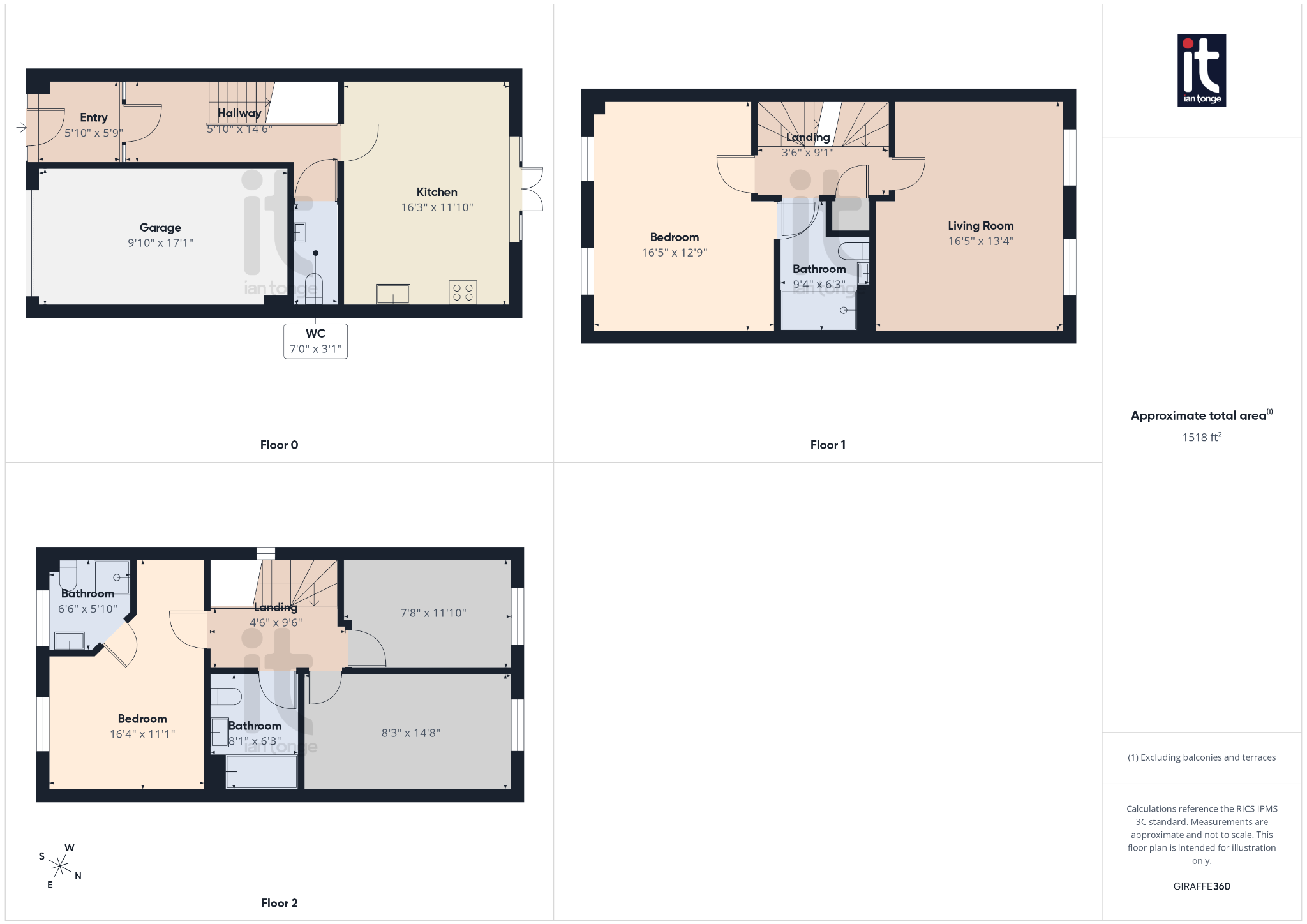 4 bedroom town house For Sale in Stockport - Floorplan 1.