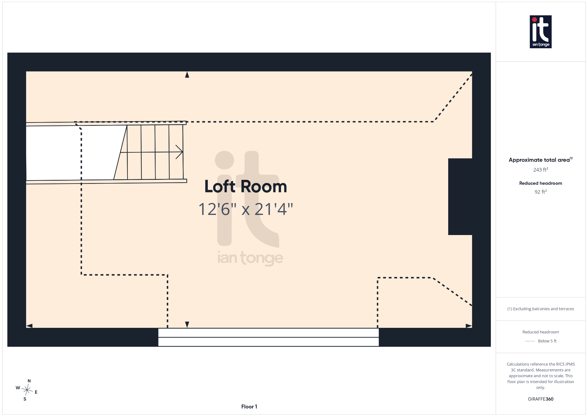 2 bedroom detached bungalow For Sale in Stockport - Floorplan 2.