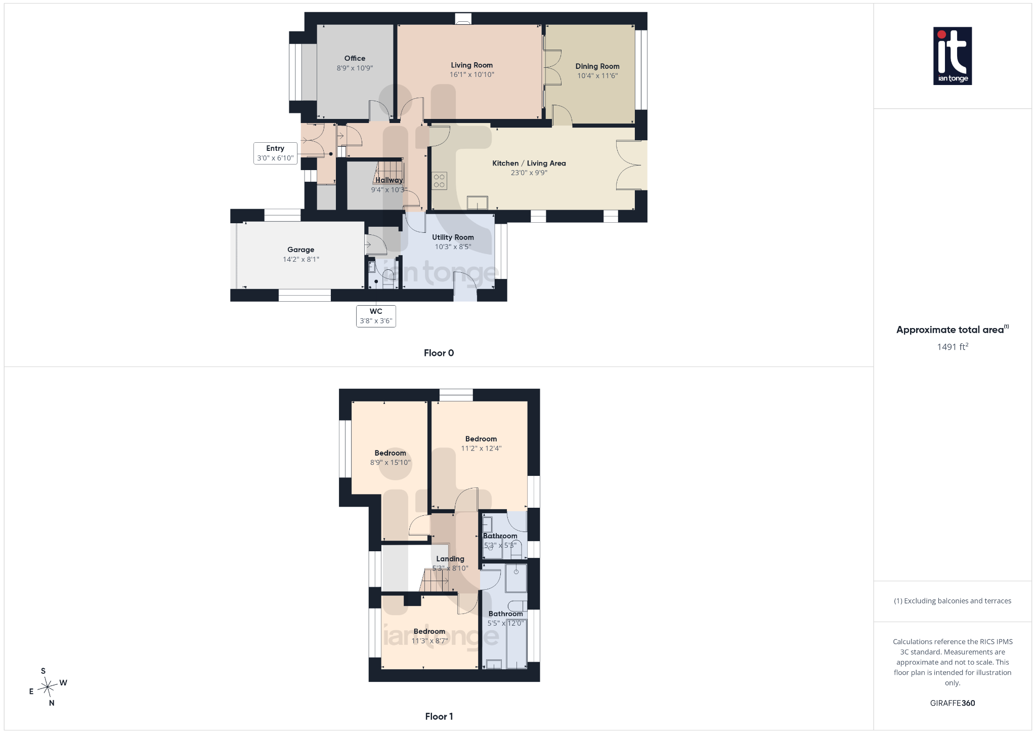 3 bedroom detached house For Sale in Stockport - Floorplan 3.