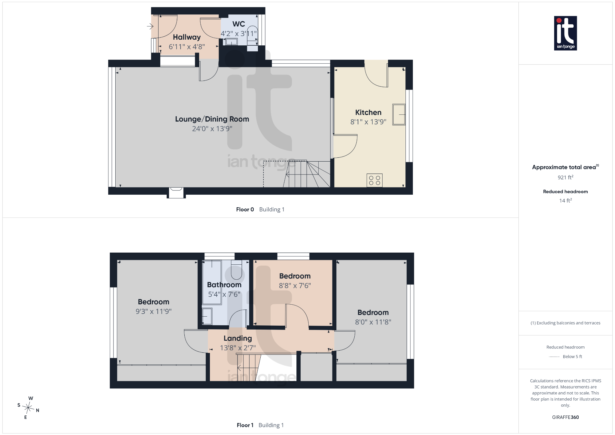 3 bedroom link detached house For Sale in Stockport - Floorplan 3.
