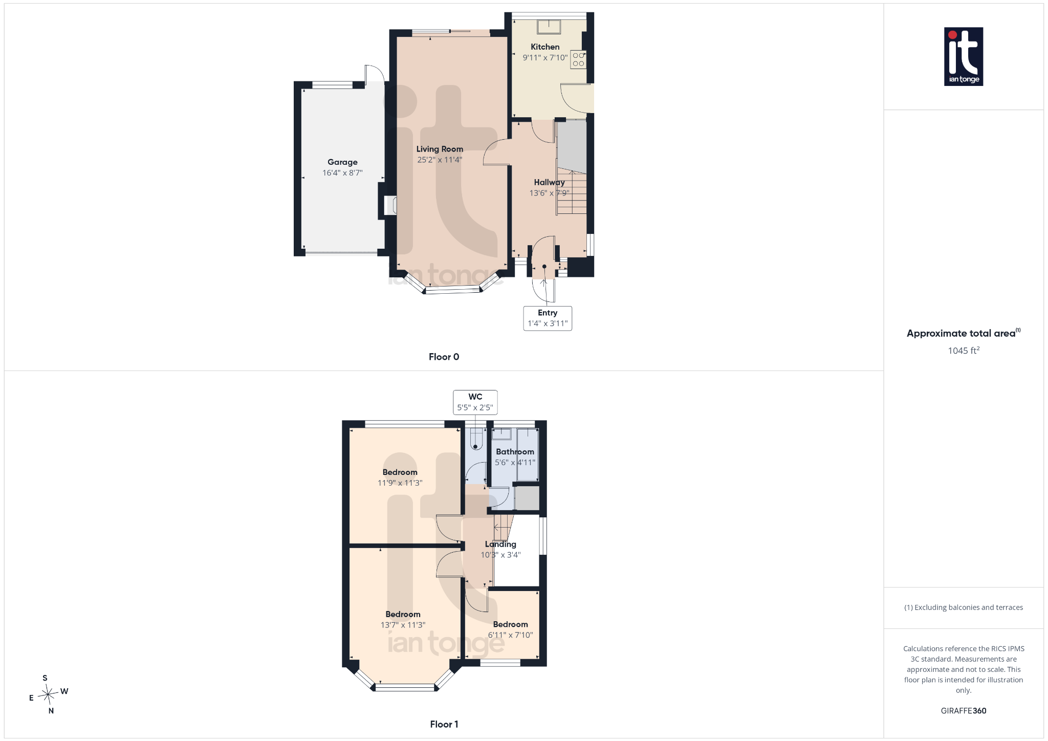 3 bedroom link detached house For Sale in Stockport - Floorplan 1.