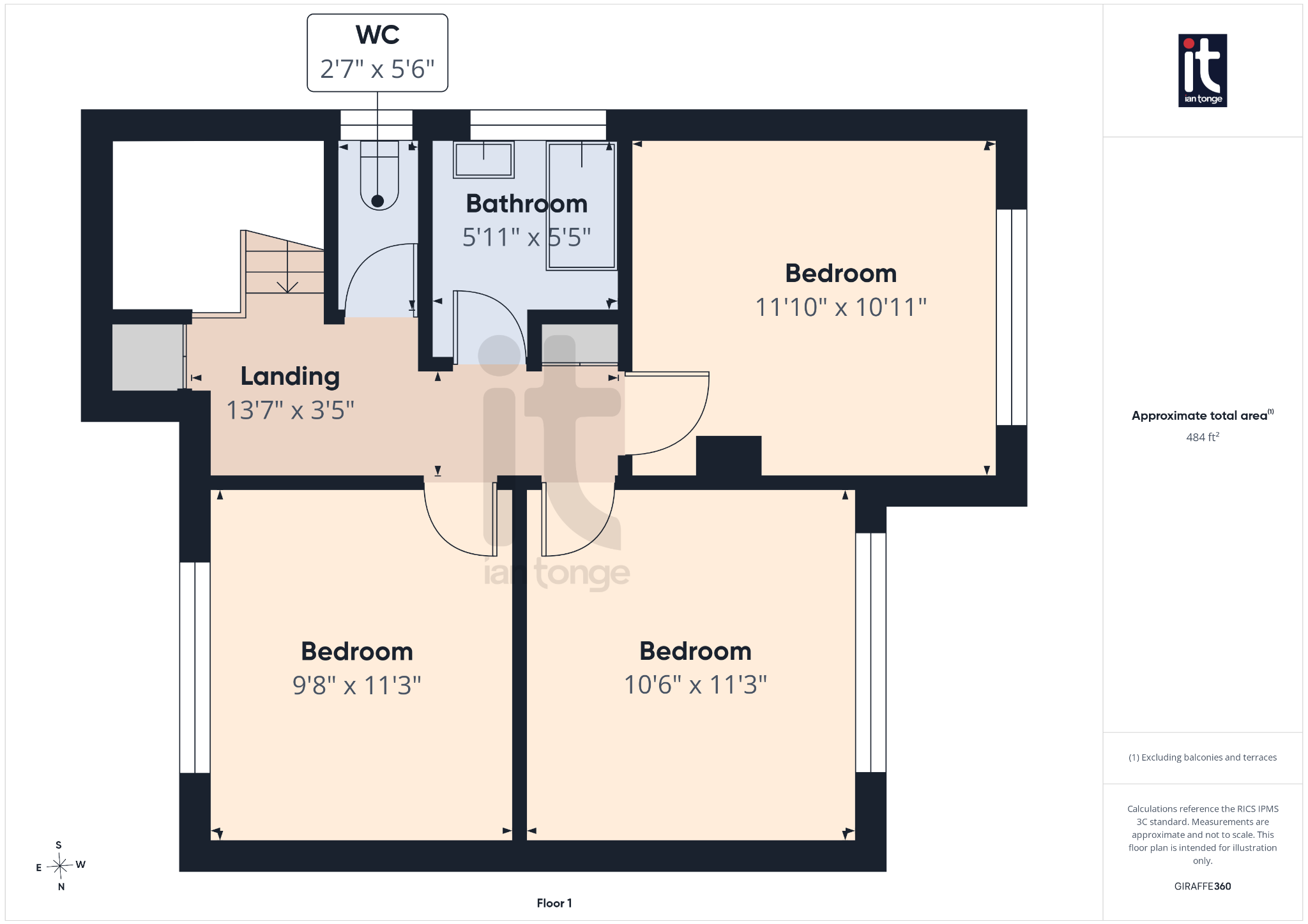 3 bedroom detached house For Sale in Stockport - Floorplan 3.