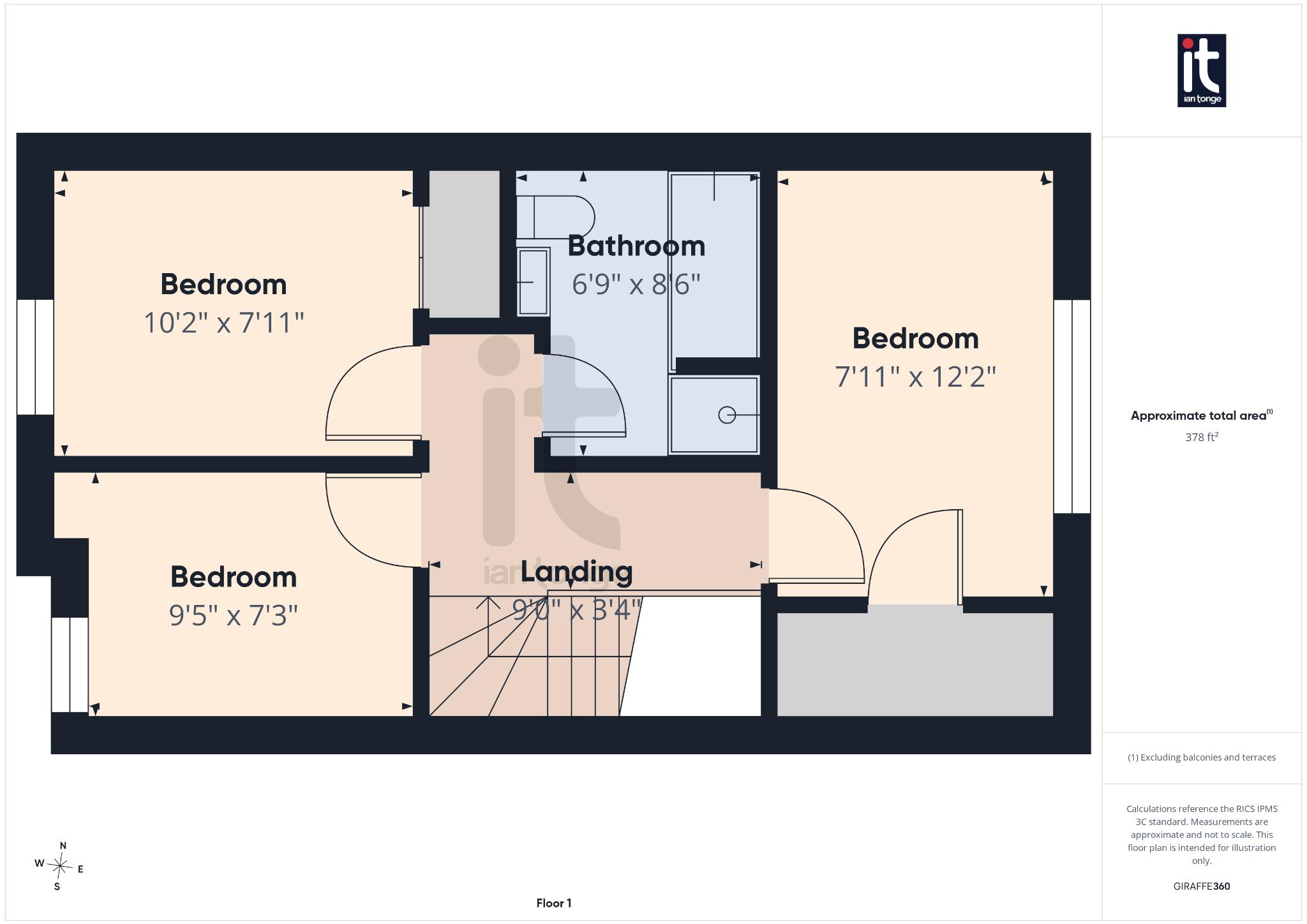 3 bedroom mid terraced house For Sale in Stockport - Floorplan 3.