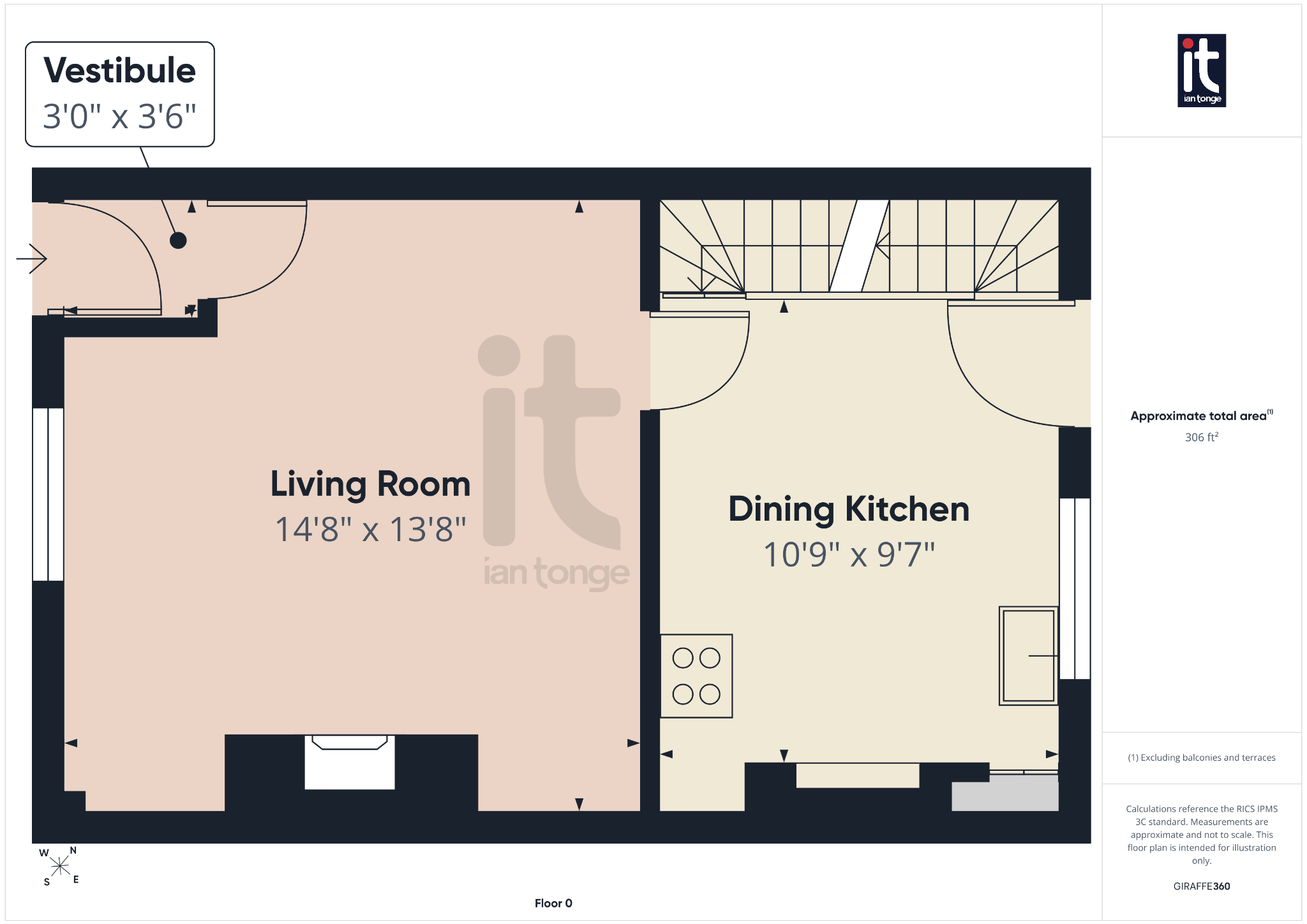 2 bedroom mid terraced house For Sale in Stockport - Floorplan 3.