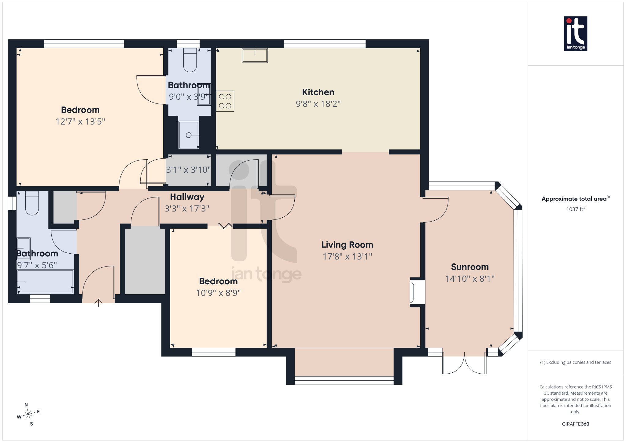 2 bedroom apartment flat/apartment For Sale in Stockport - Floorplan 1.