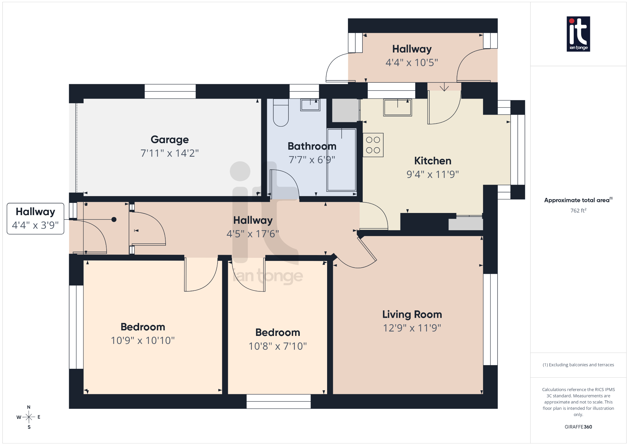 2 bedroom detached bungalow For Sale in Stockport - Floorplan 1.