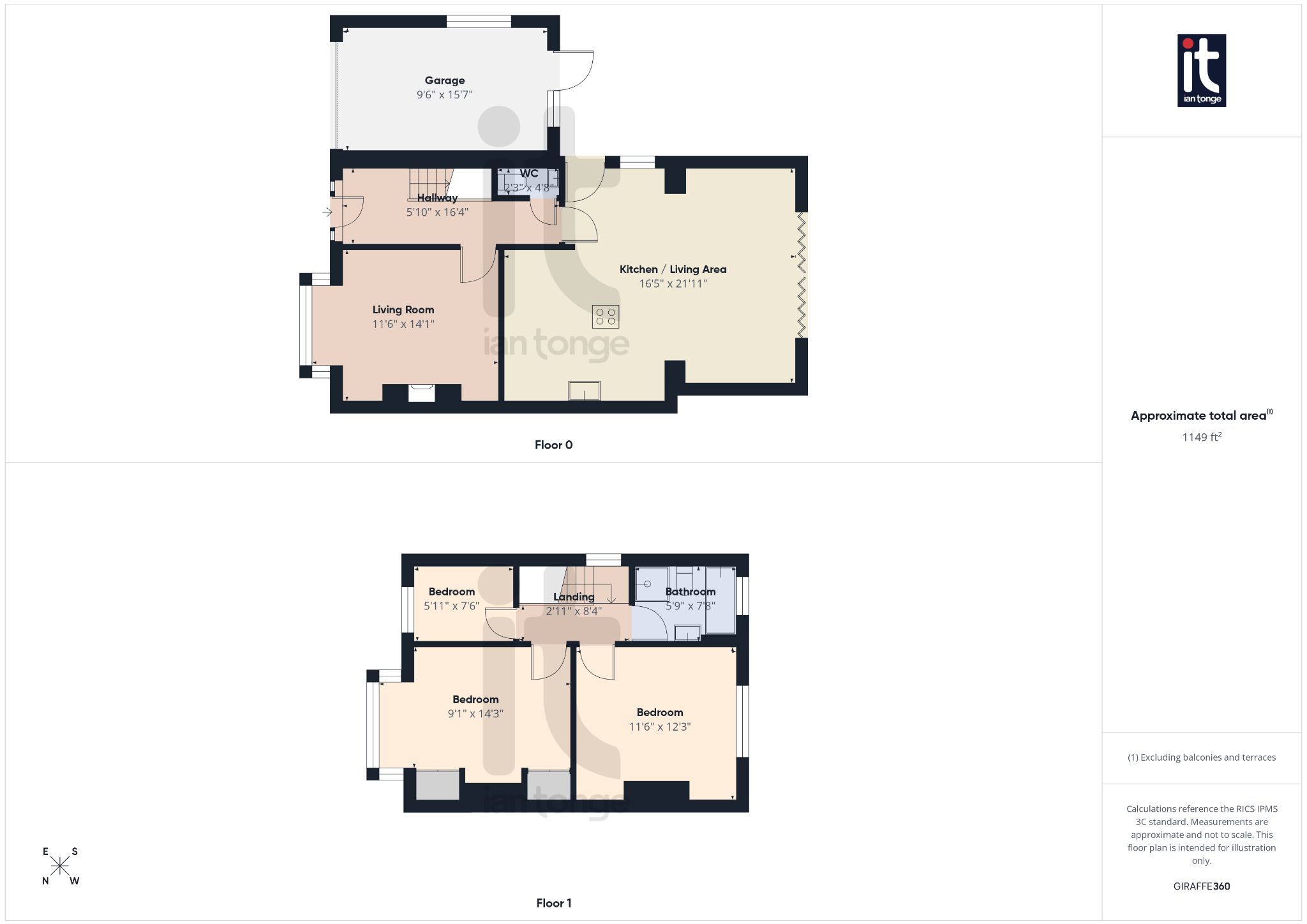 3 bedroom semi-detached house For Sale in Stockport - Floorplan 1.